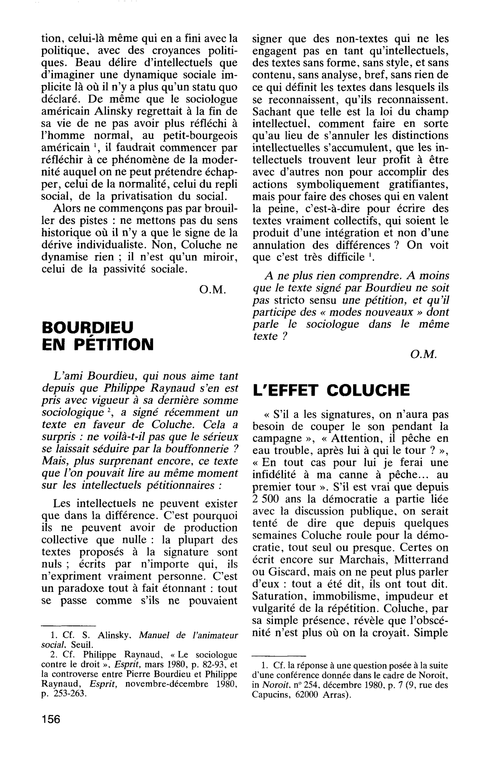 L’EFFET COLUCHE