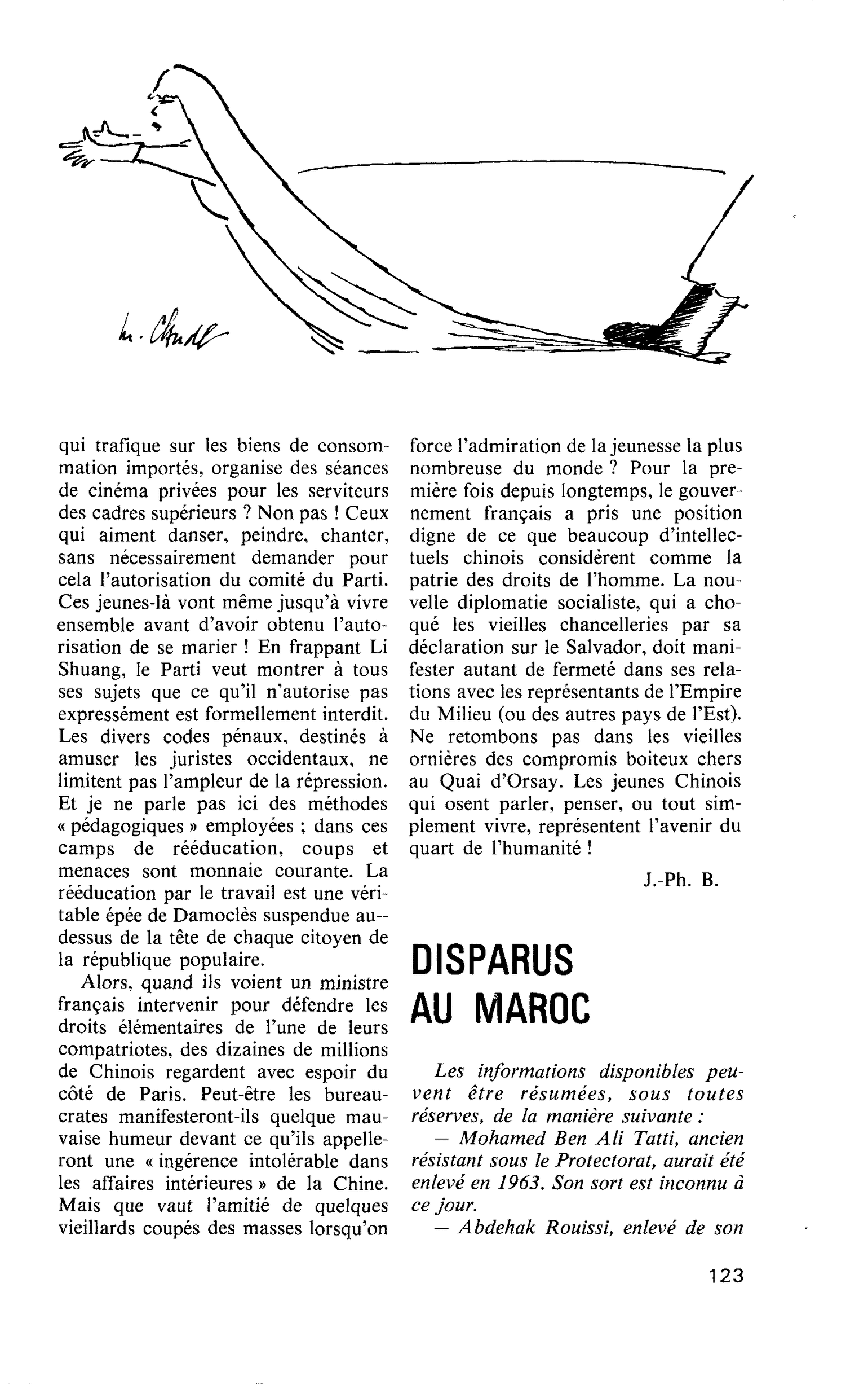 DISPARUS AU MAROC
