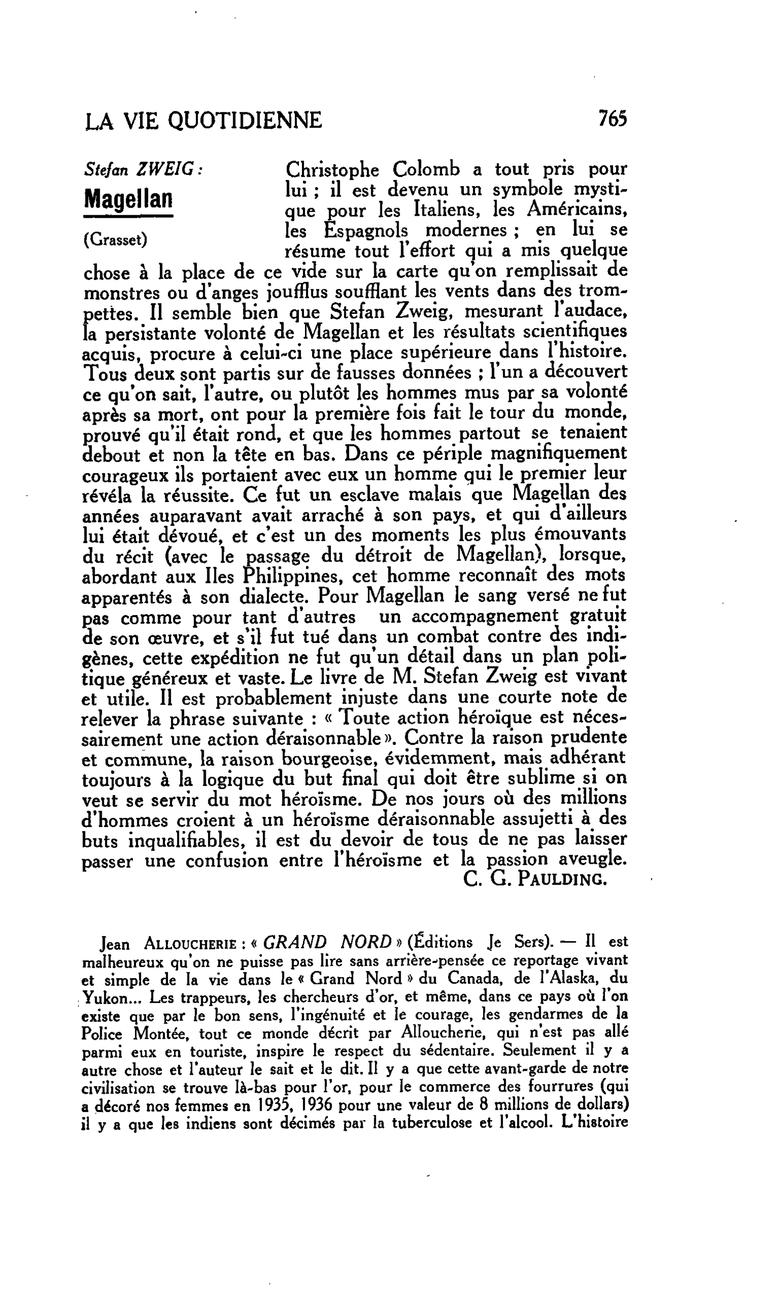 Stefan ZWEIG : Magellan