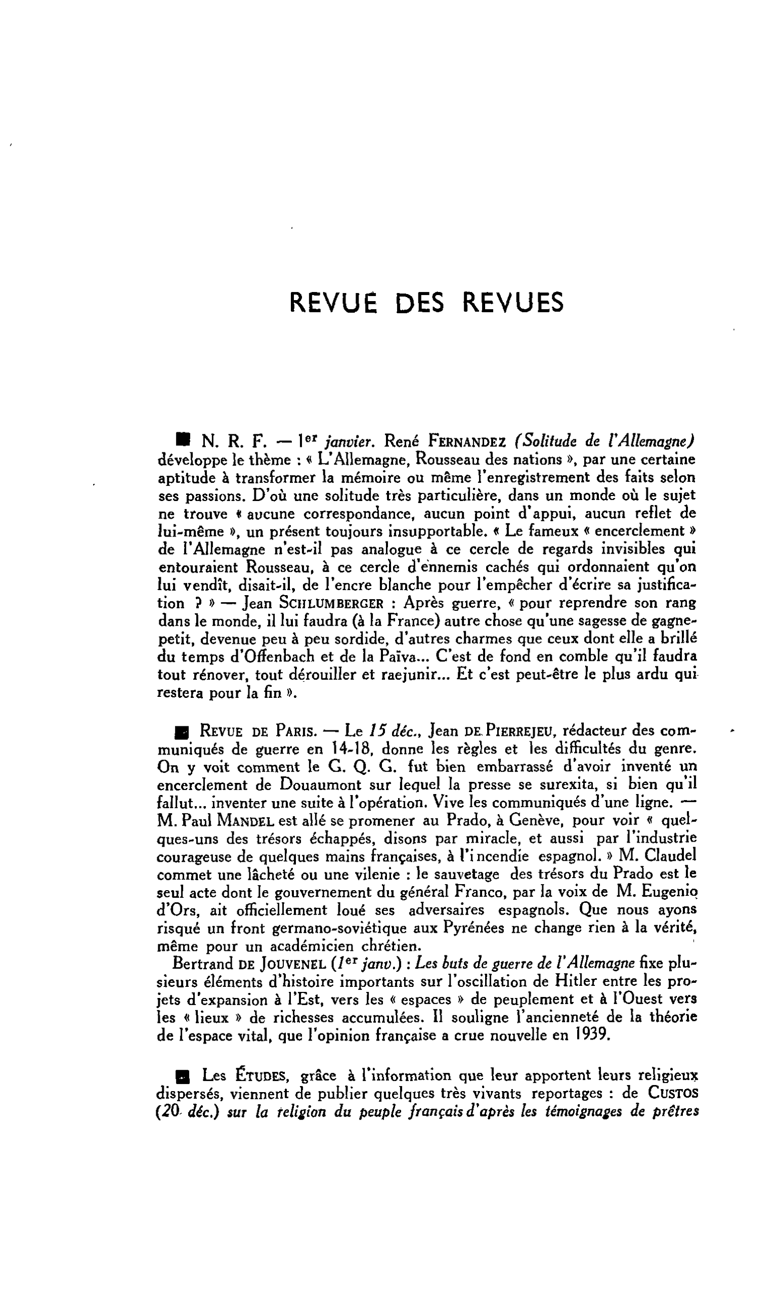 Les Études