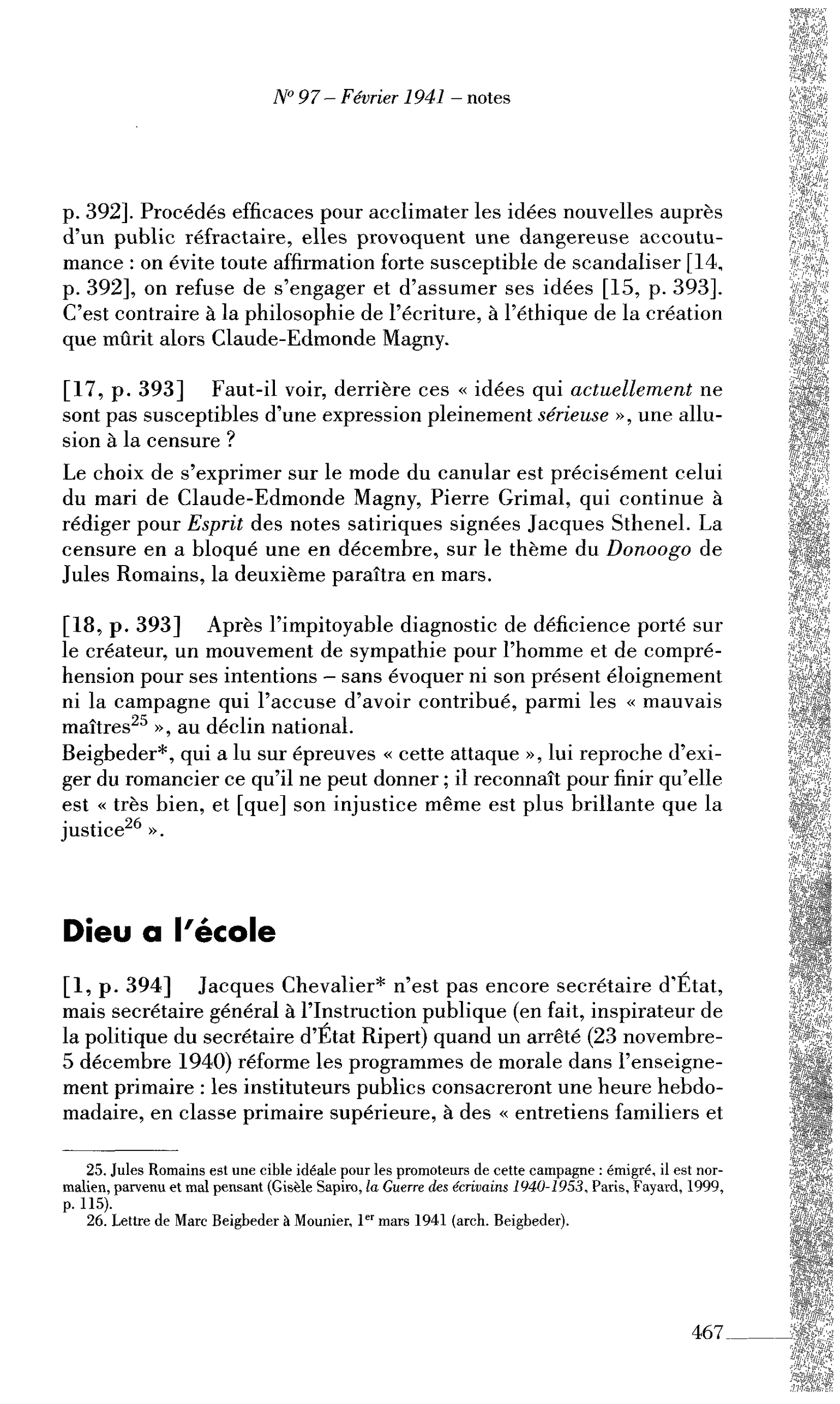 Journal des Témoins : Dieu a l’école