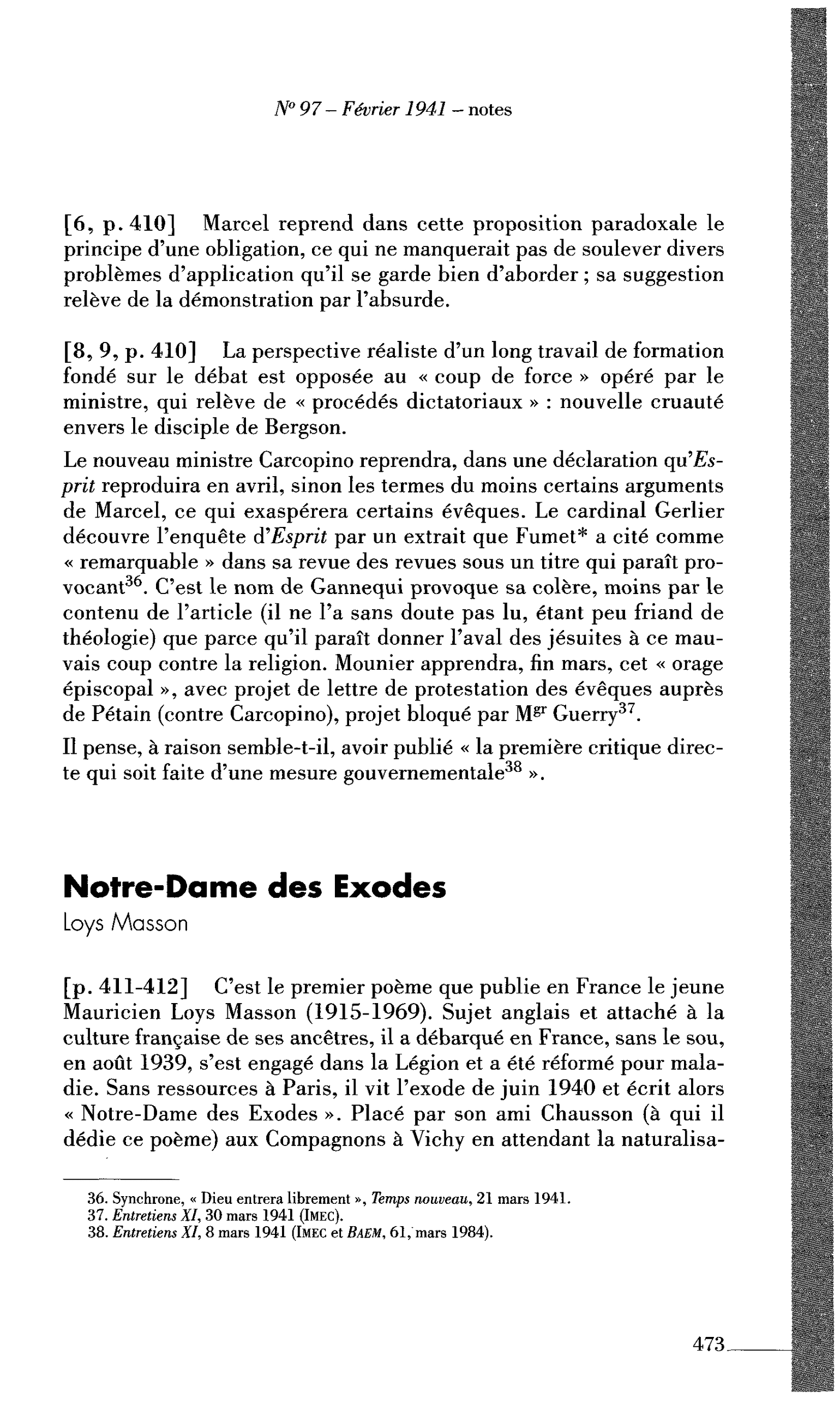 Notre-Dame des Exodes (par Masson Loys)