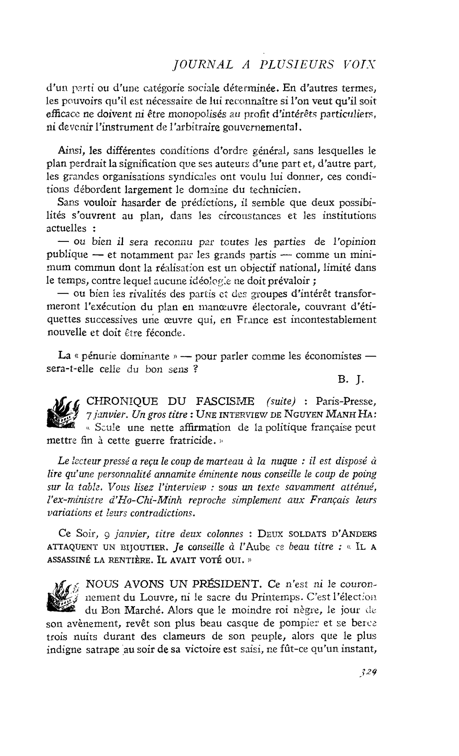 NOUS AVONS UN PRÉSIDENT