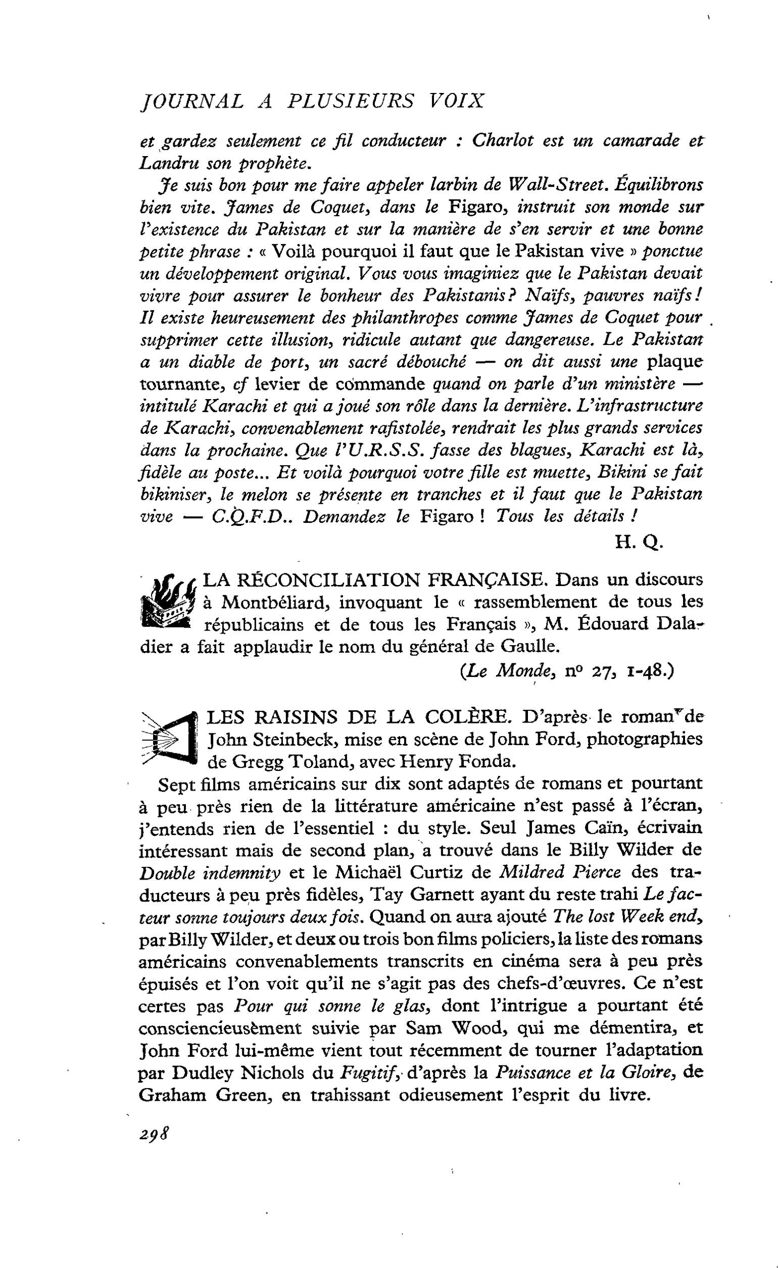 LES RAISINS DE LA COLÈRE
