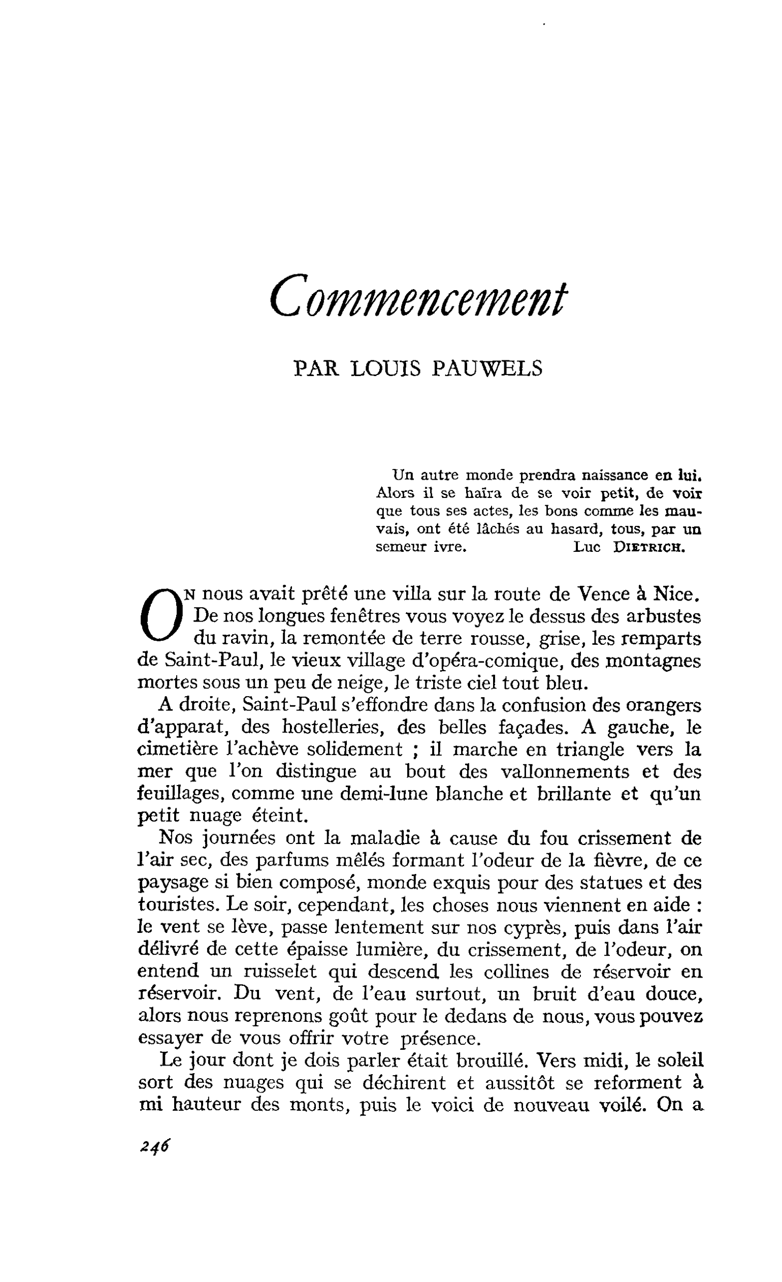 Commencement