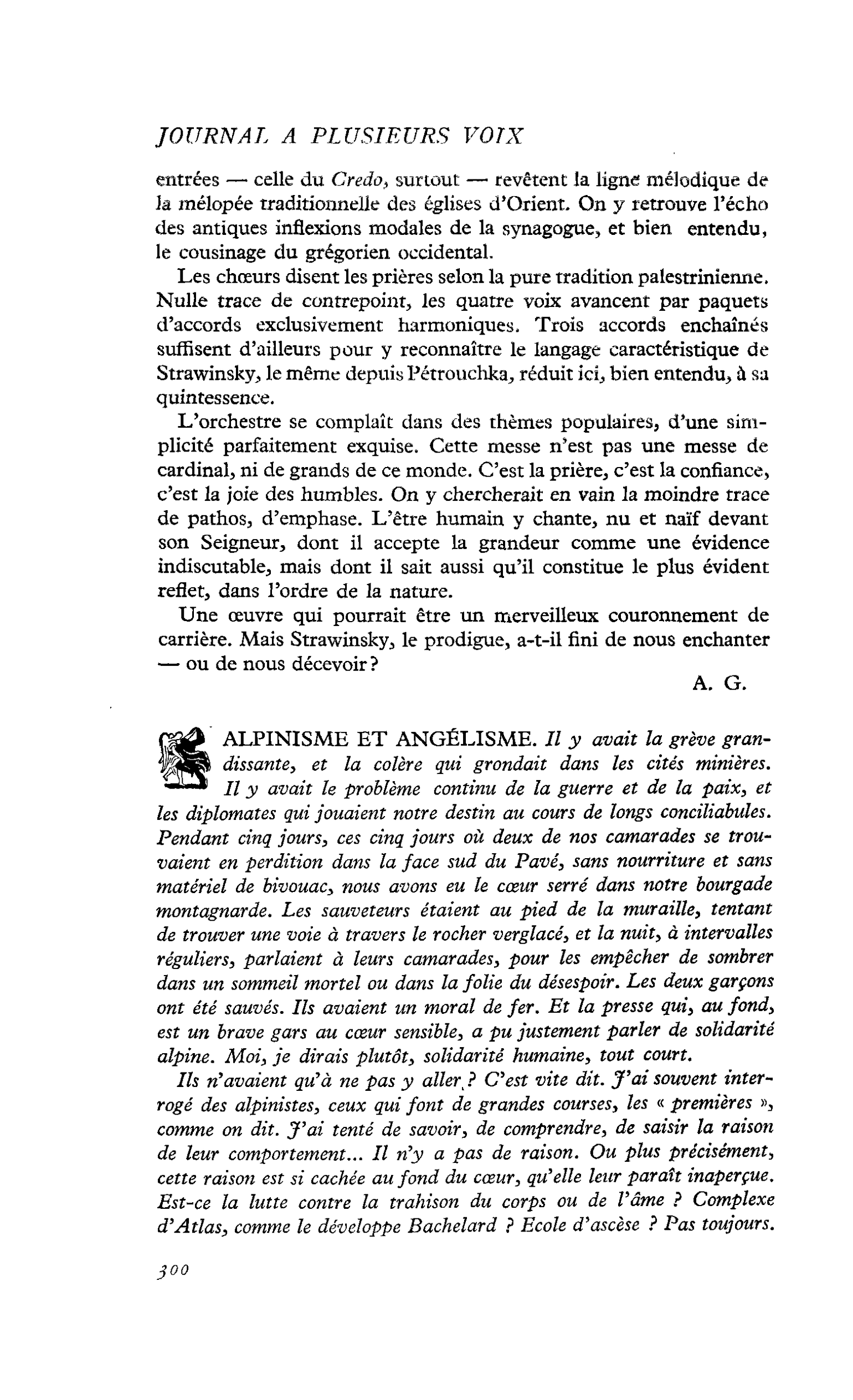 ALPINISME ET ANGÉLISME