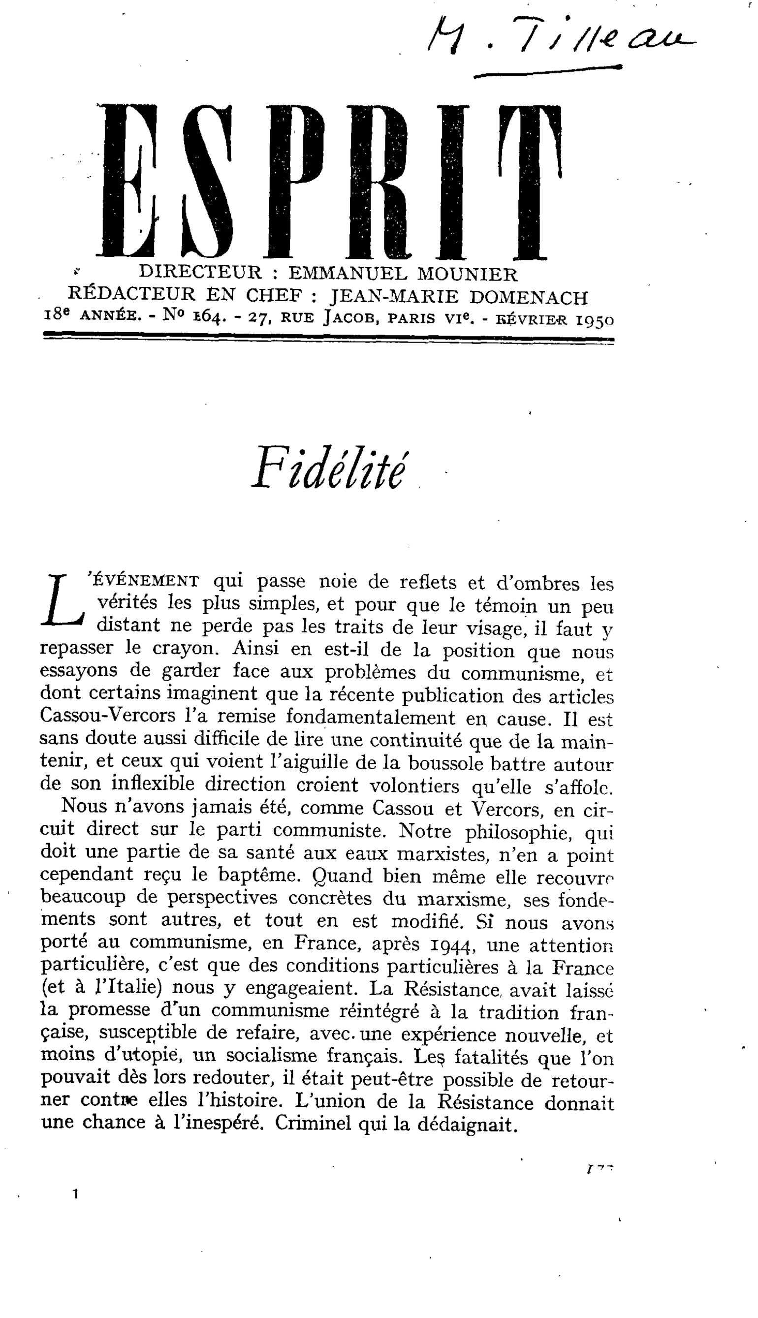 Fidélité