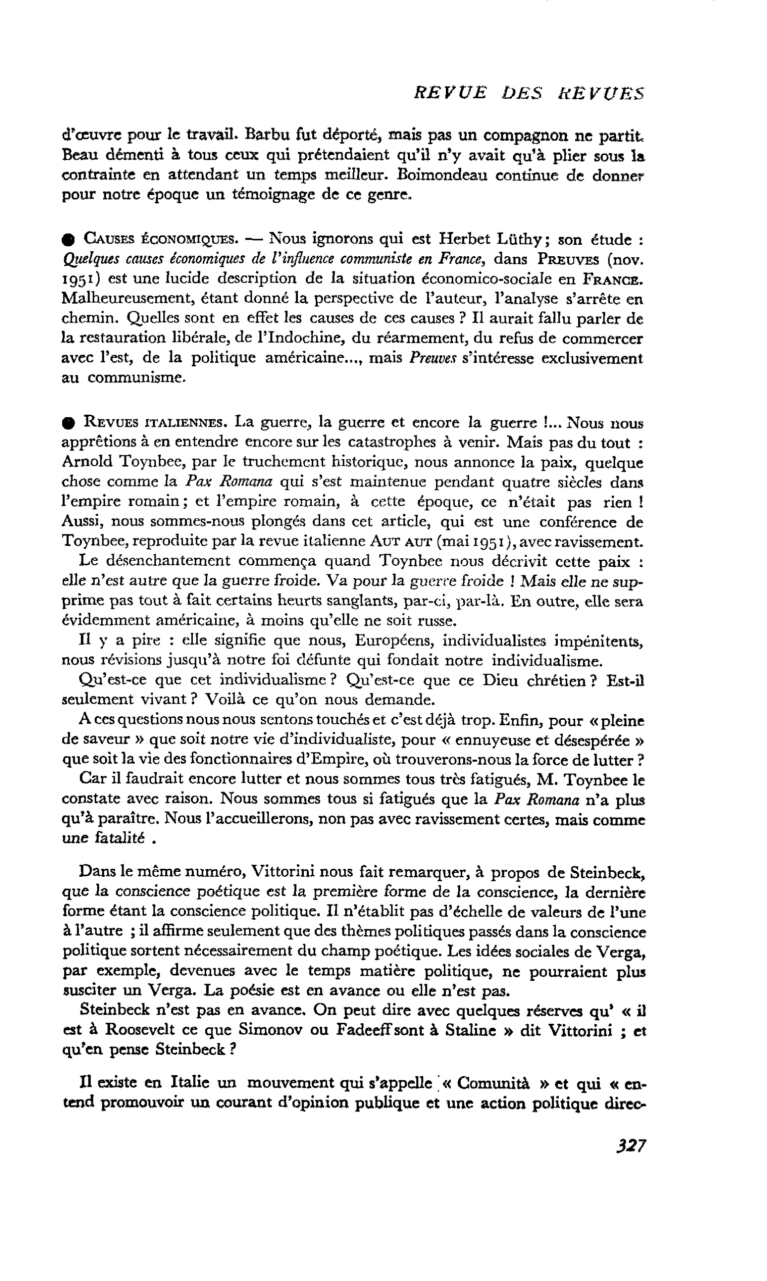Revues italiennes