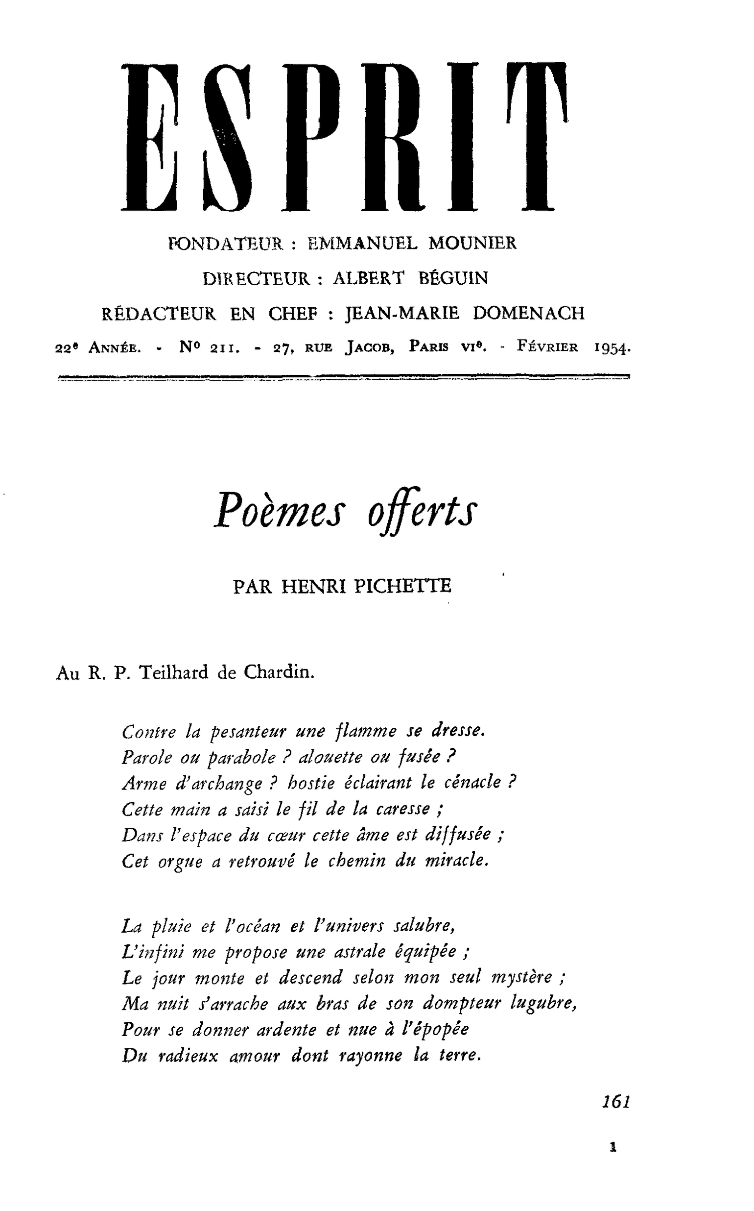 Poèmes offerts