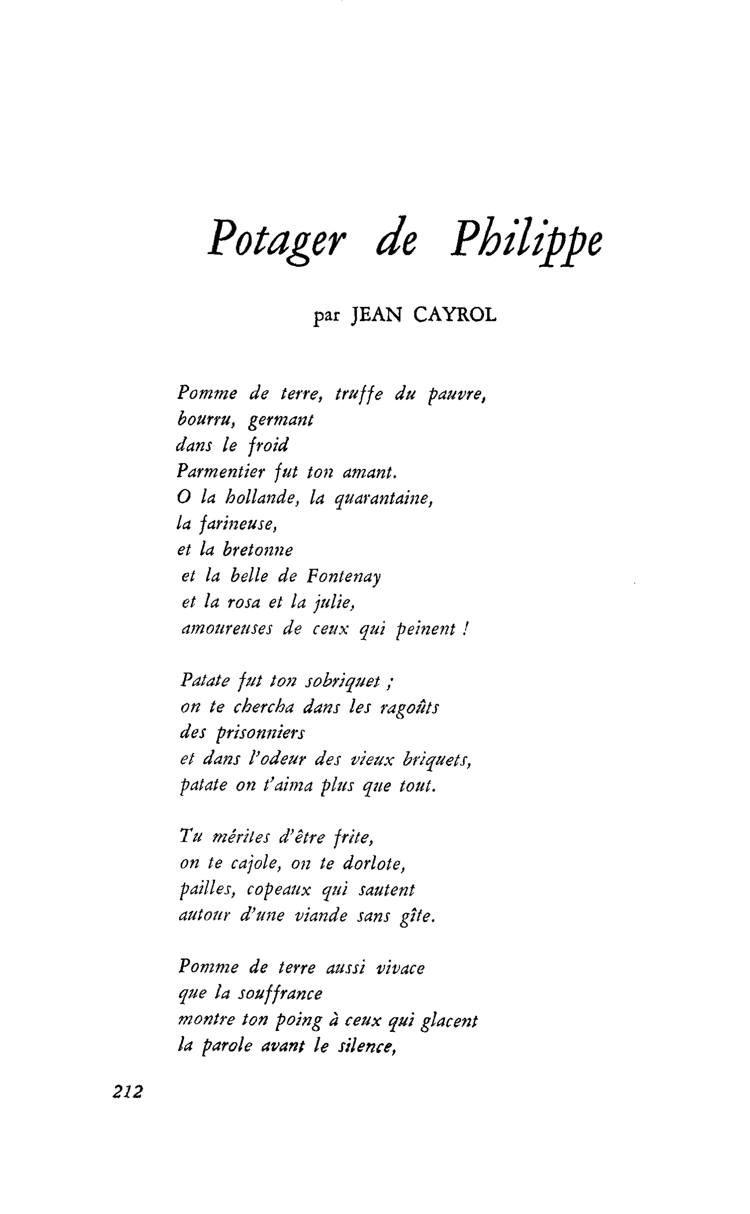 Potager de Philippe