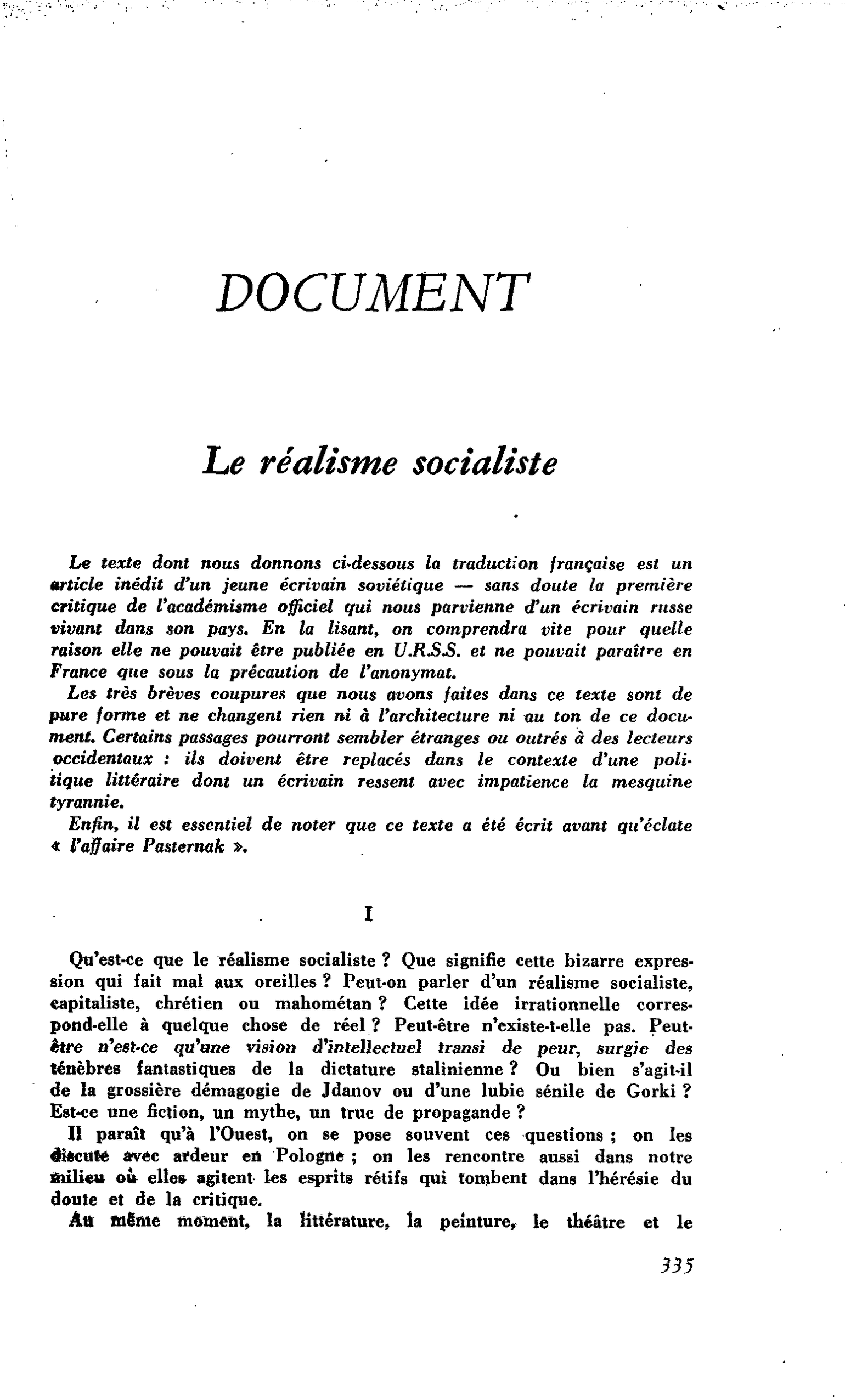 Le réalisme socialiste