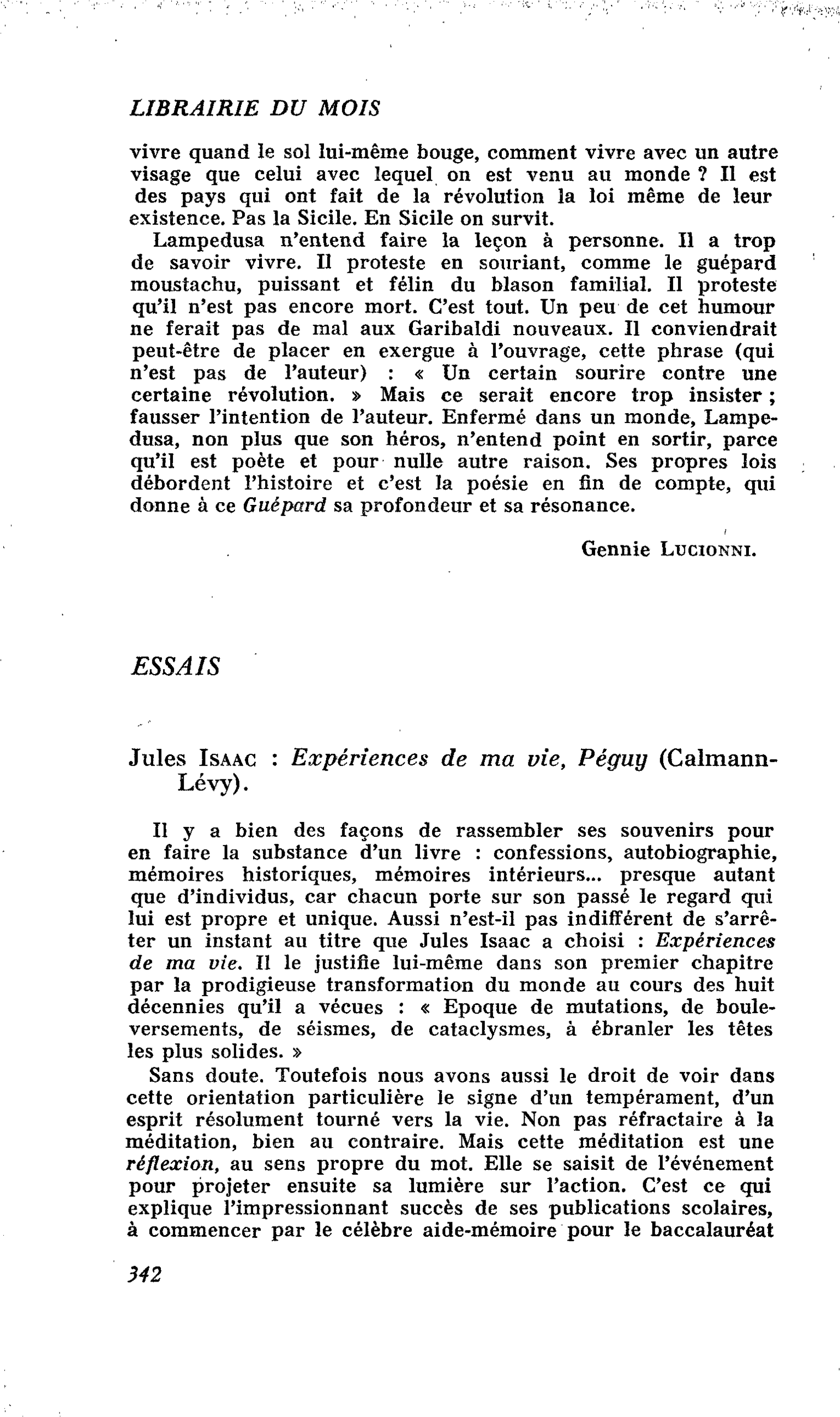 Jules Isaac : Expériences de ma vie, Péguy