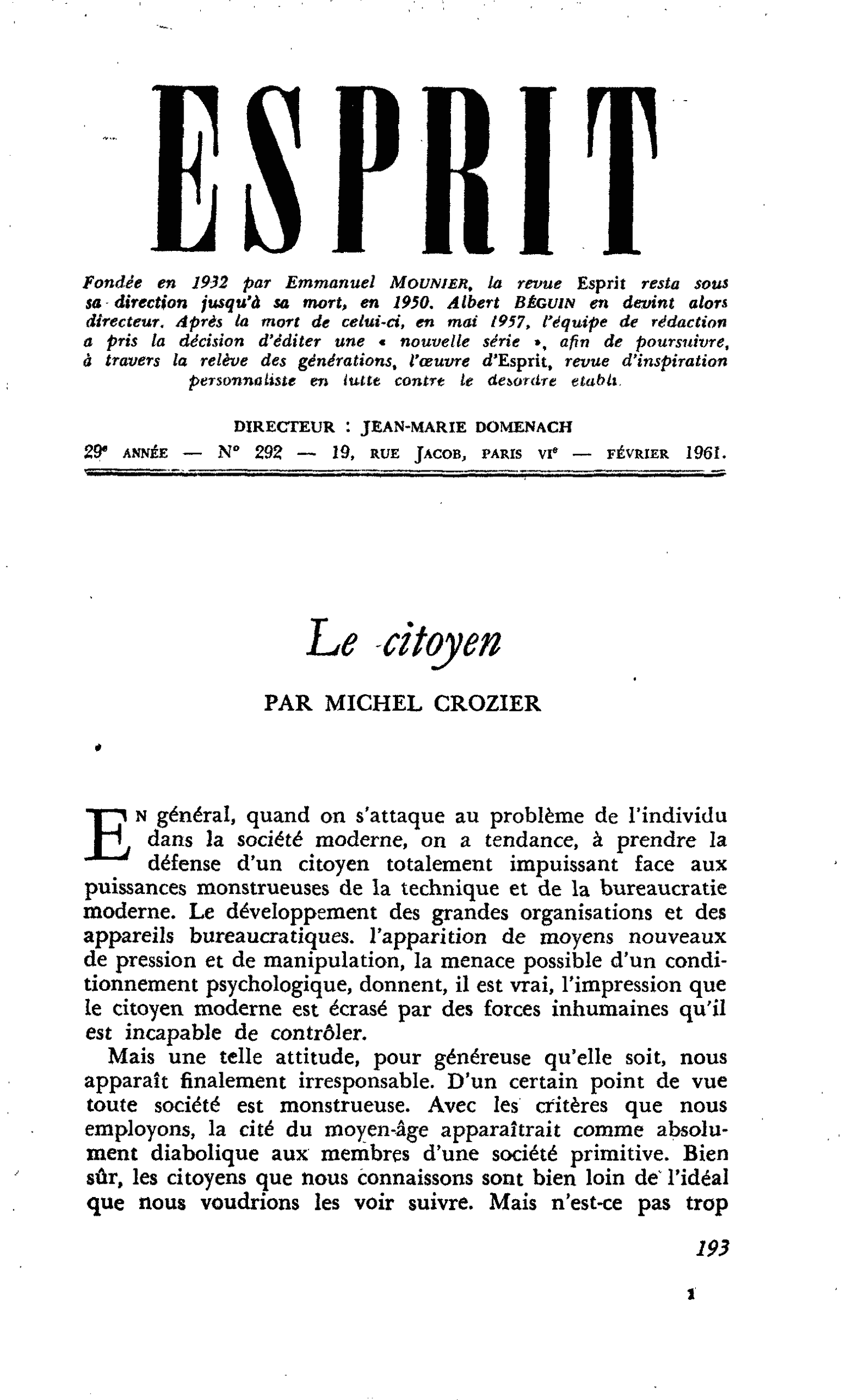 Le citoyen