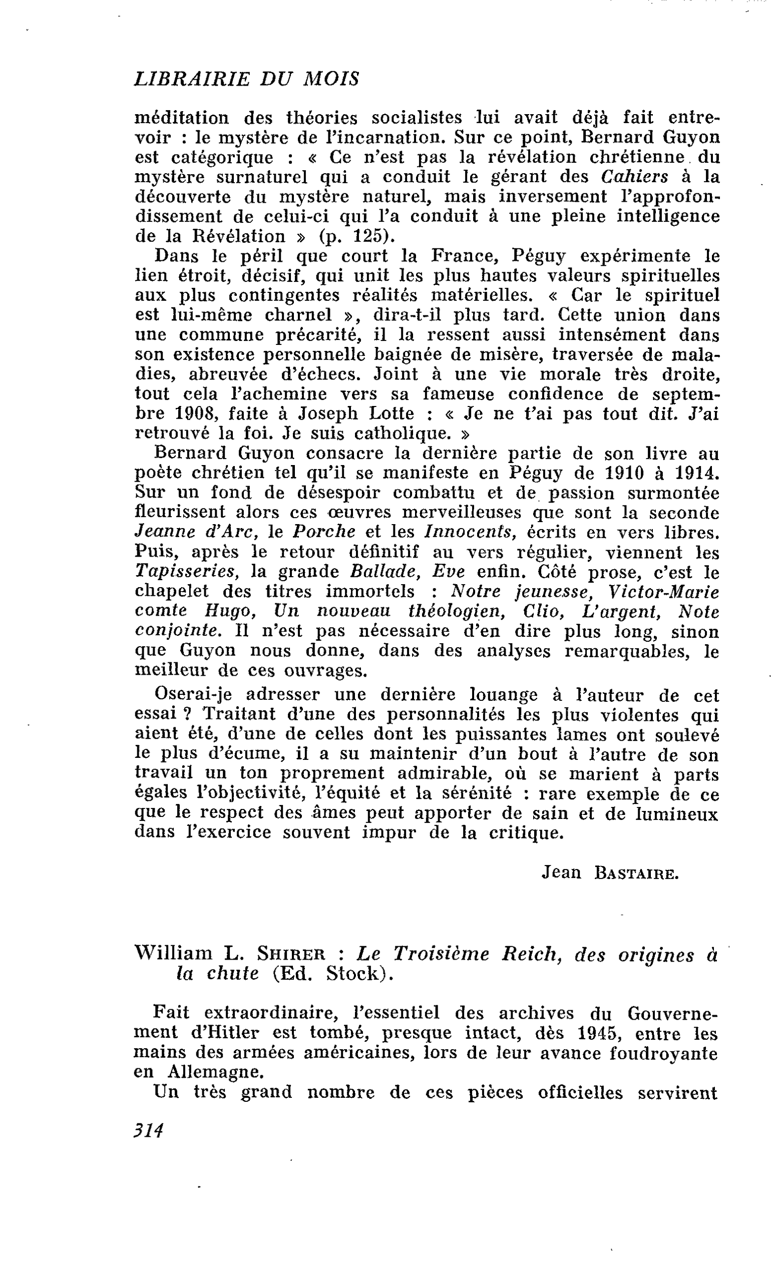 William L. Shirer : Le Troisième Reich, des origines à la chute