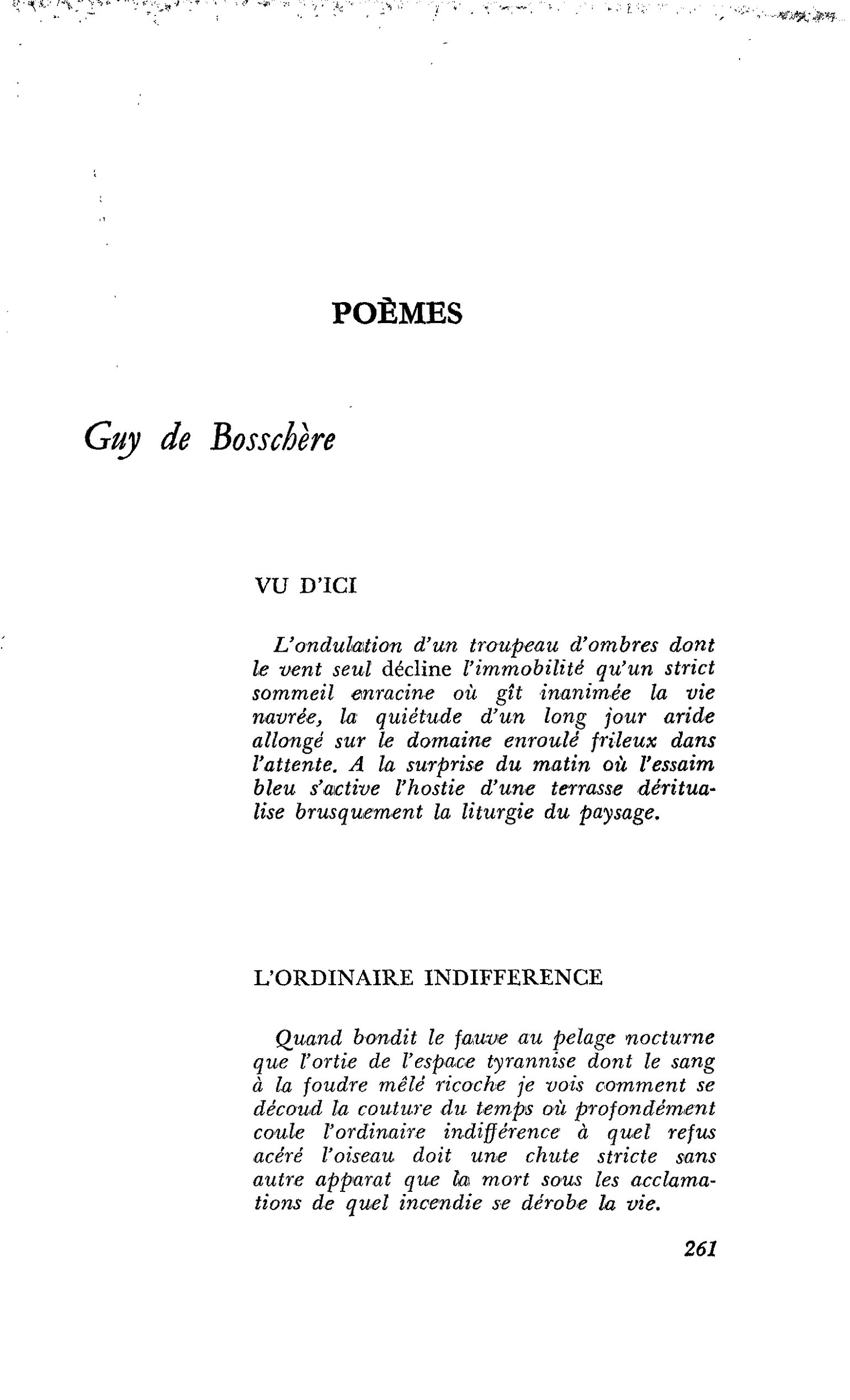 POÈMES