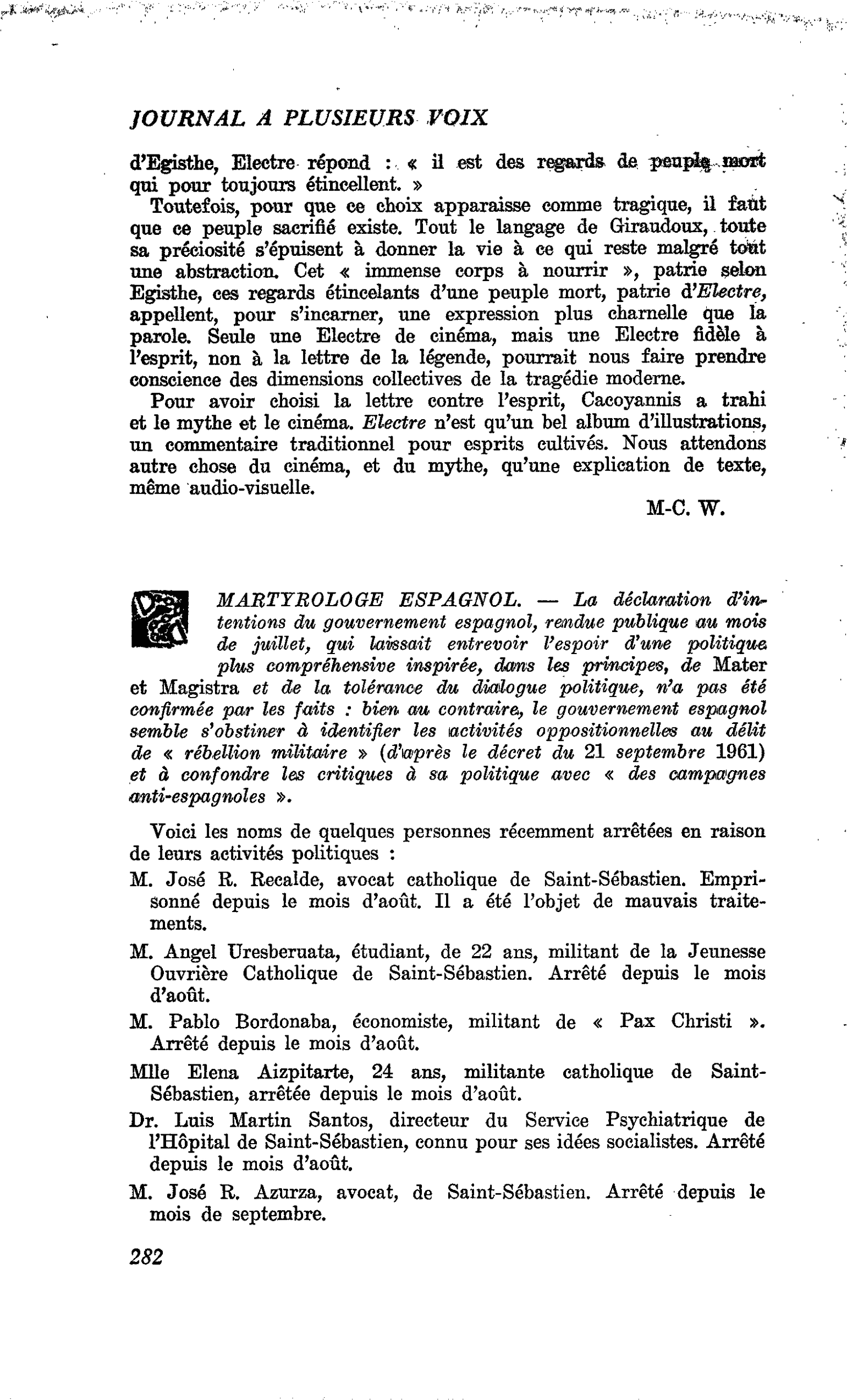 MARTYROLOGE ESPAGNOL