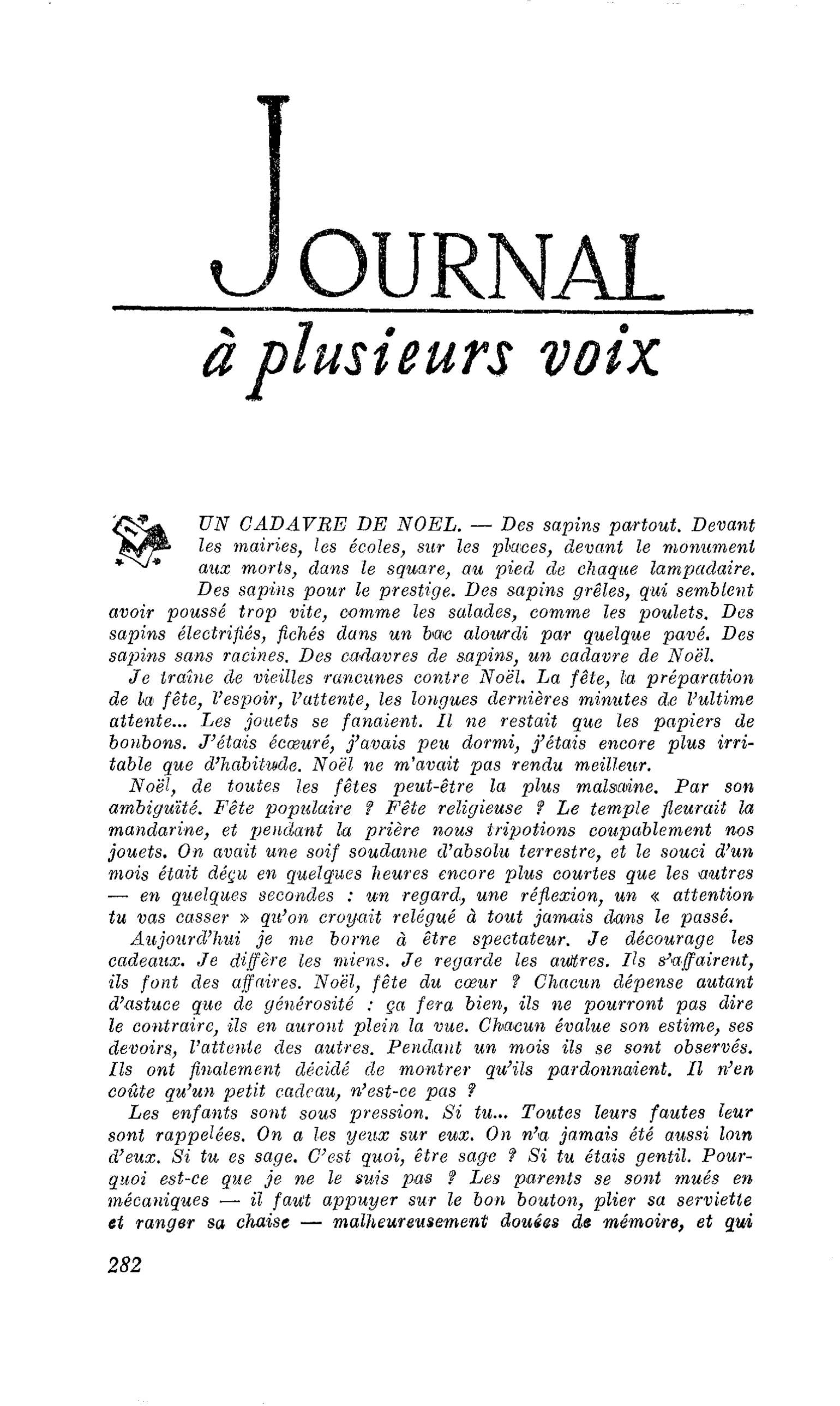 UN CADAVRE DE NOEL