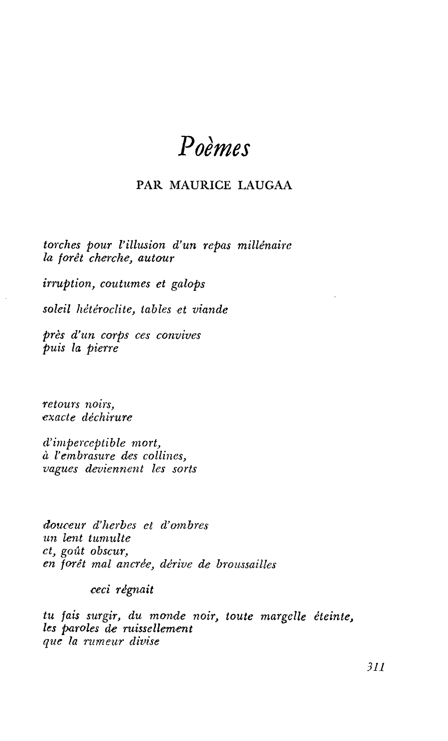 Poèmes