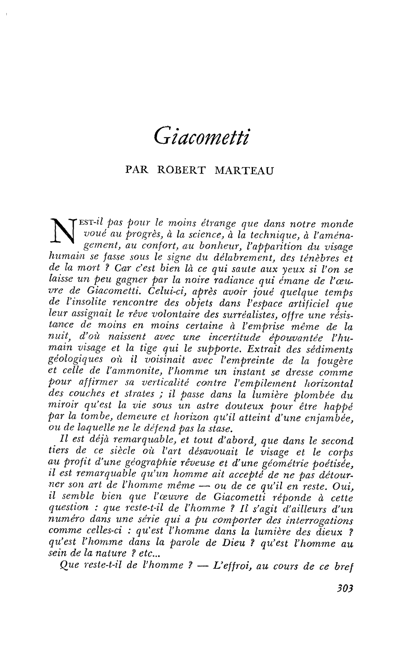 Giacometti