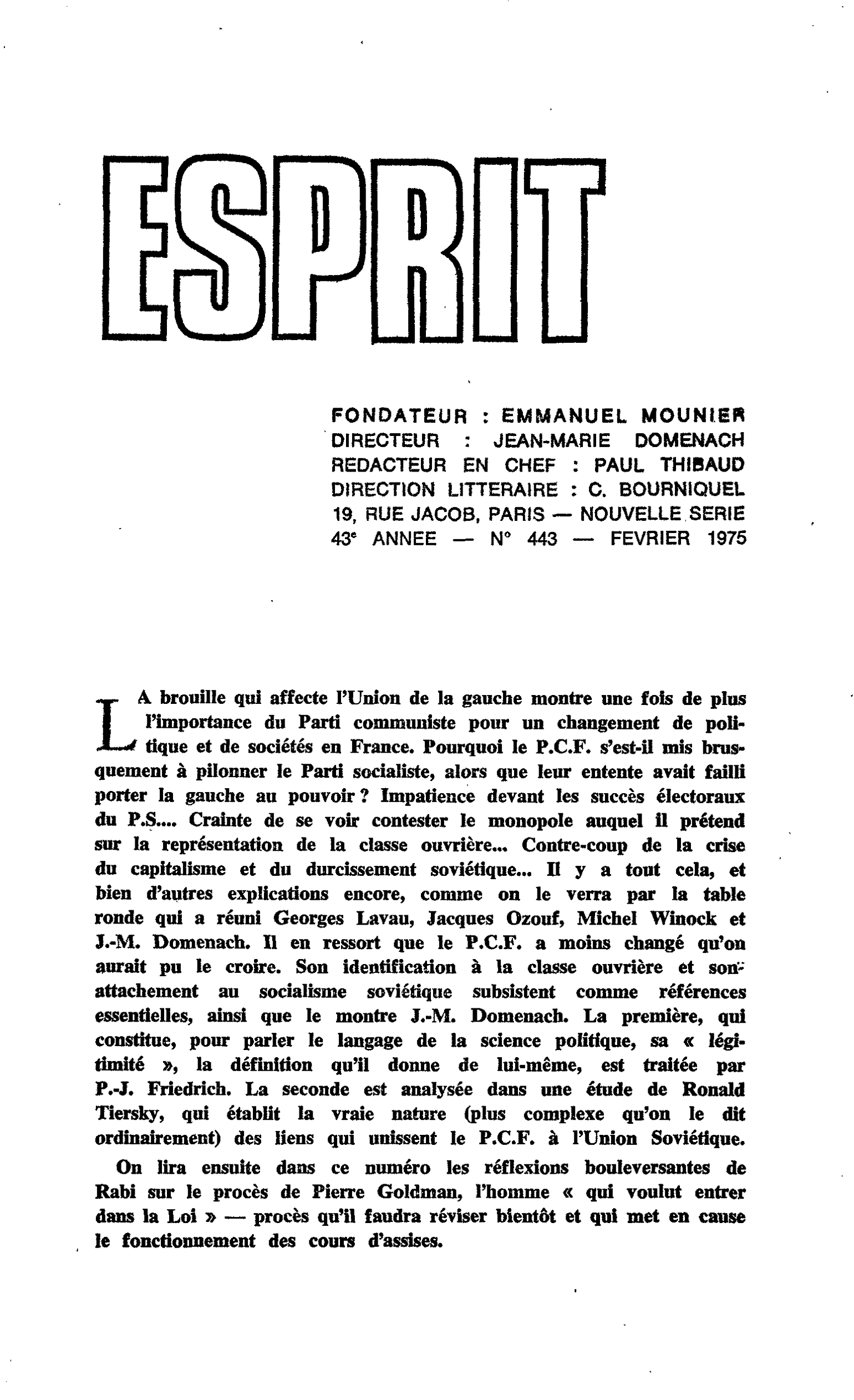 Editorial