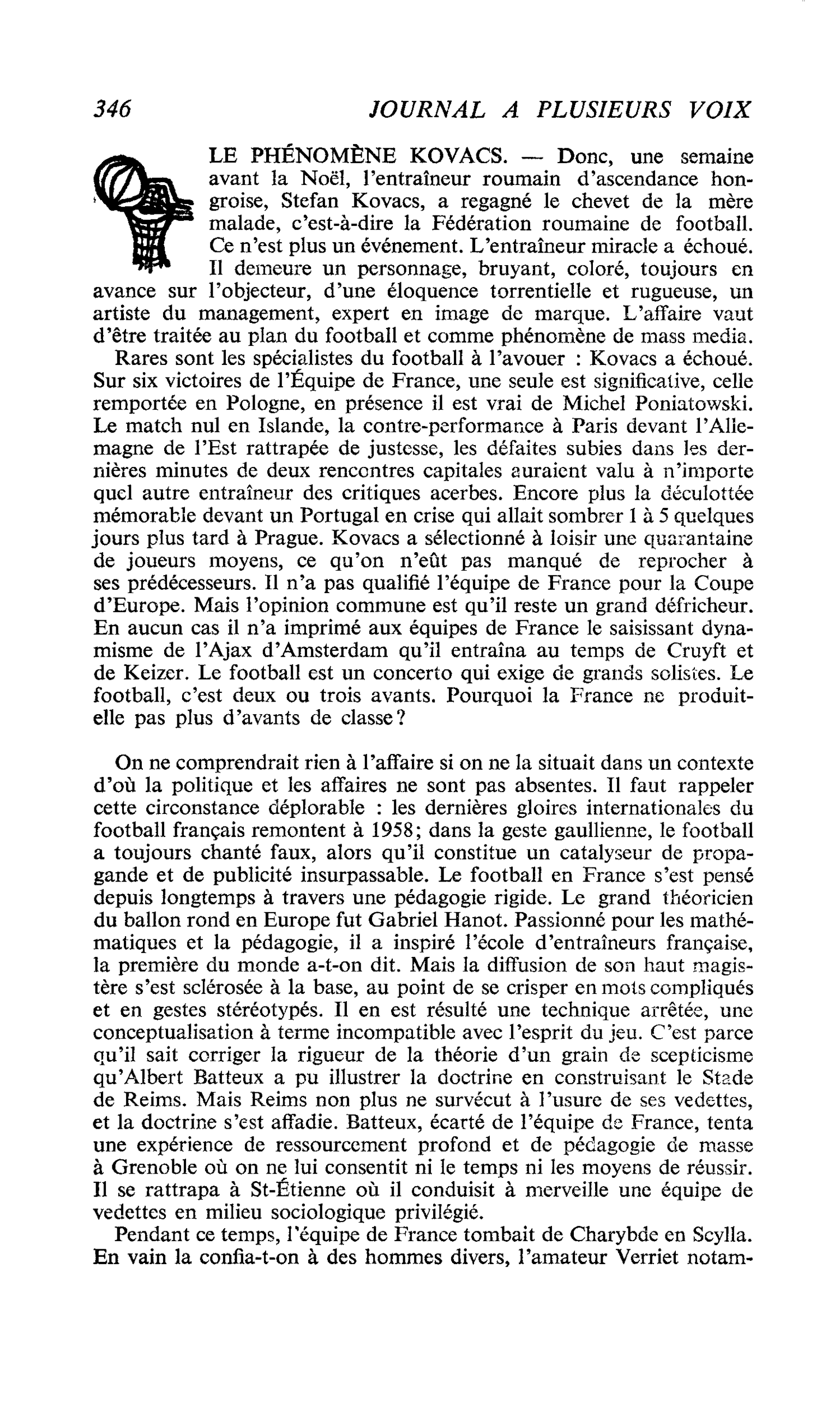LE PHÉNOMENE KOVACS