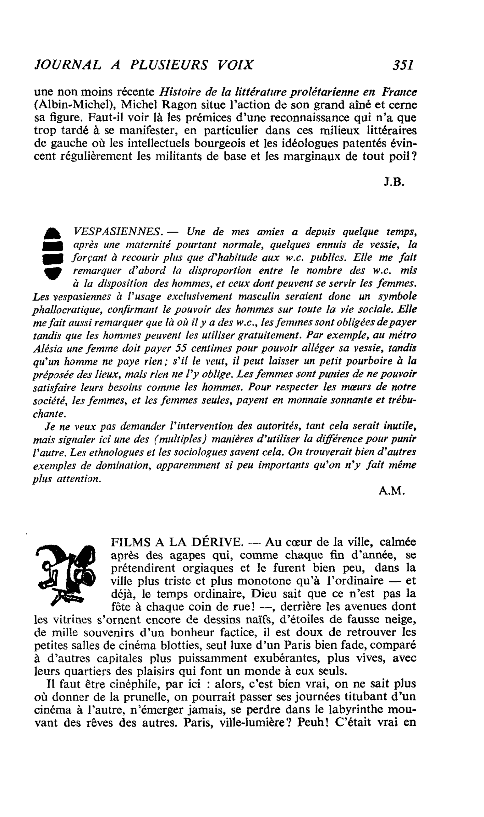 VESPASIENNES