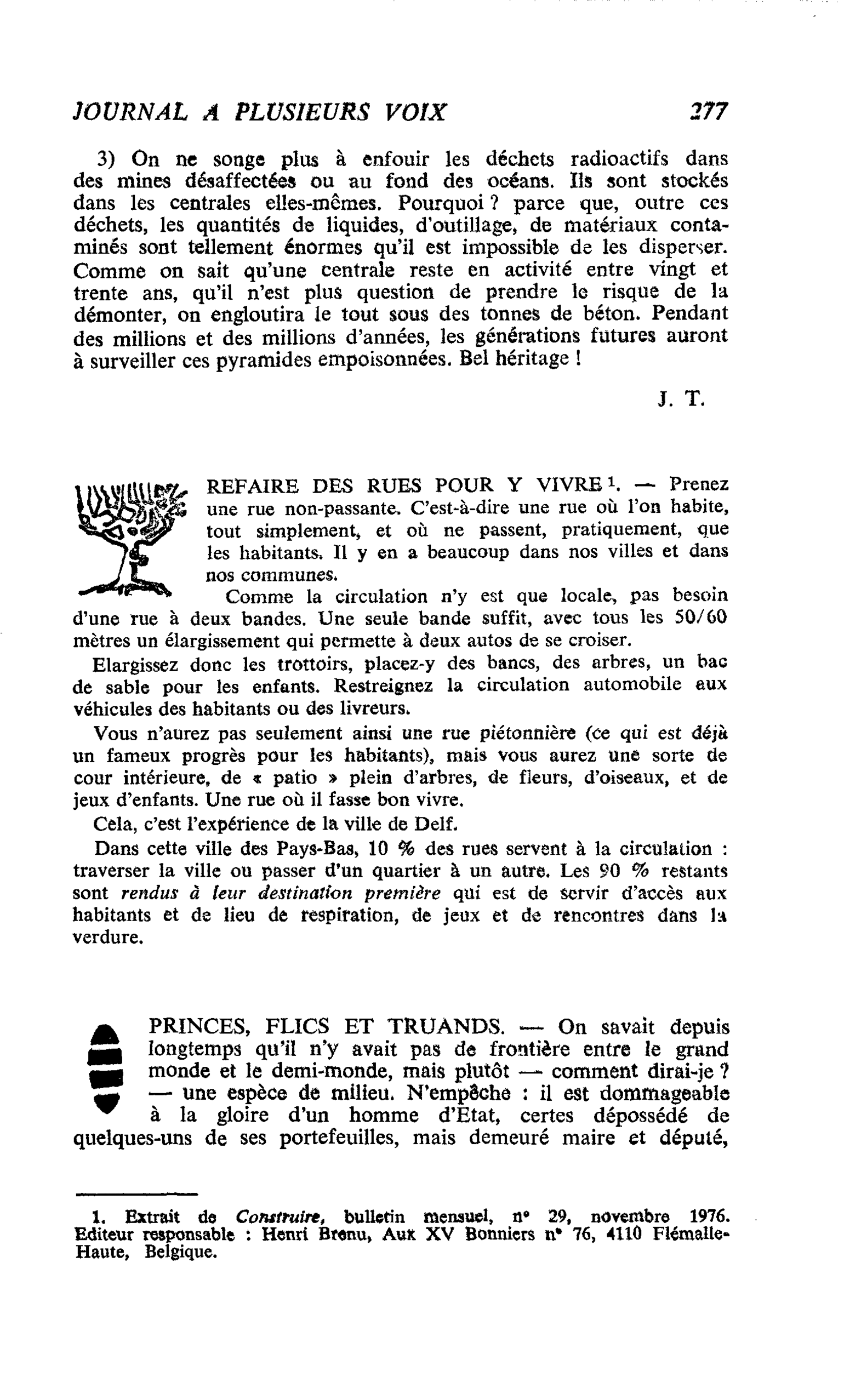 PRINCES, FLICS ET TRUANDS