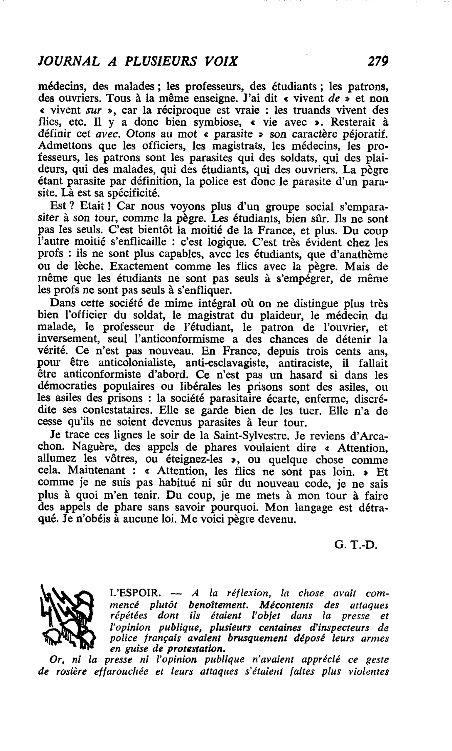 L’ESPOIR