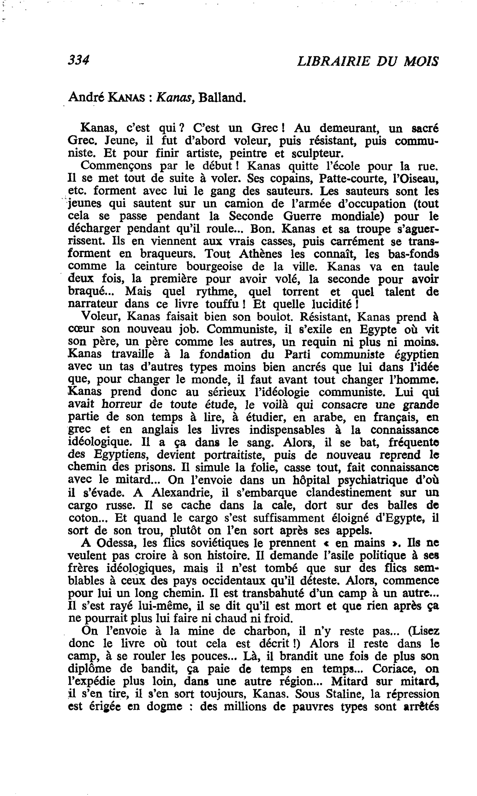 André Kanas : Kanas