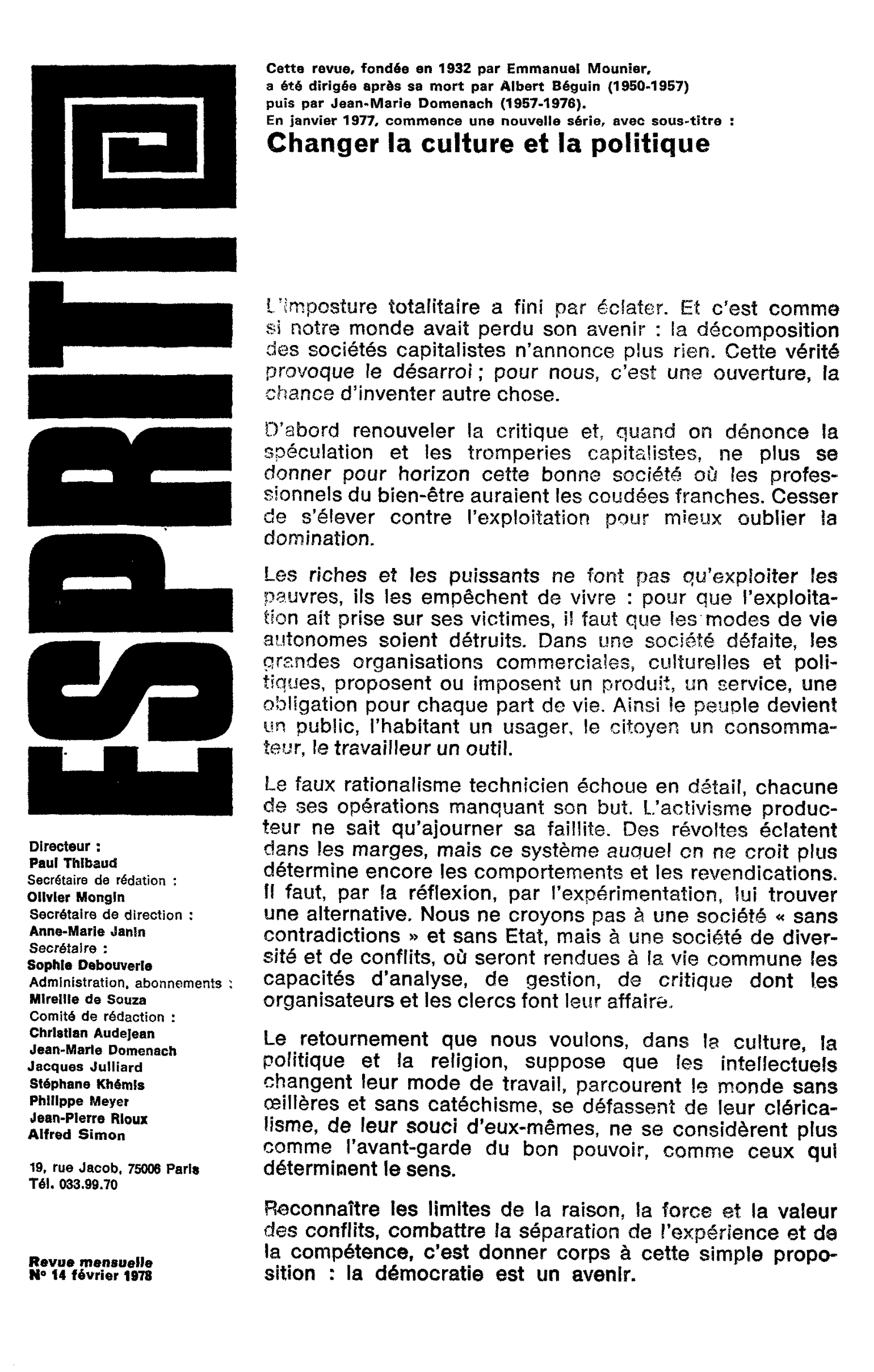 Editorial