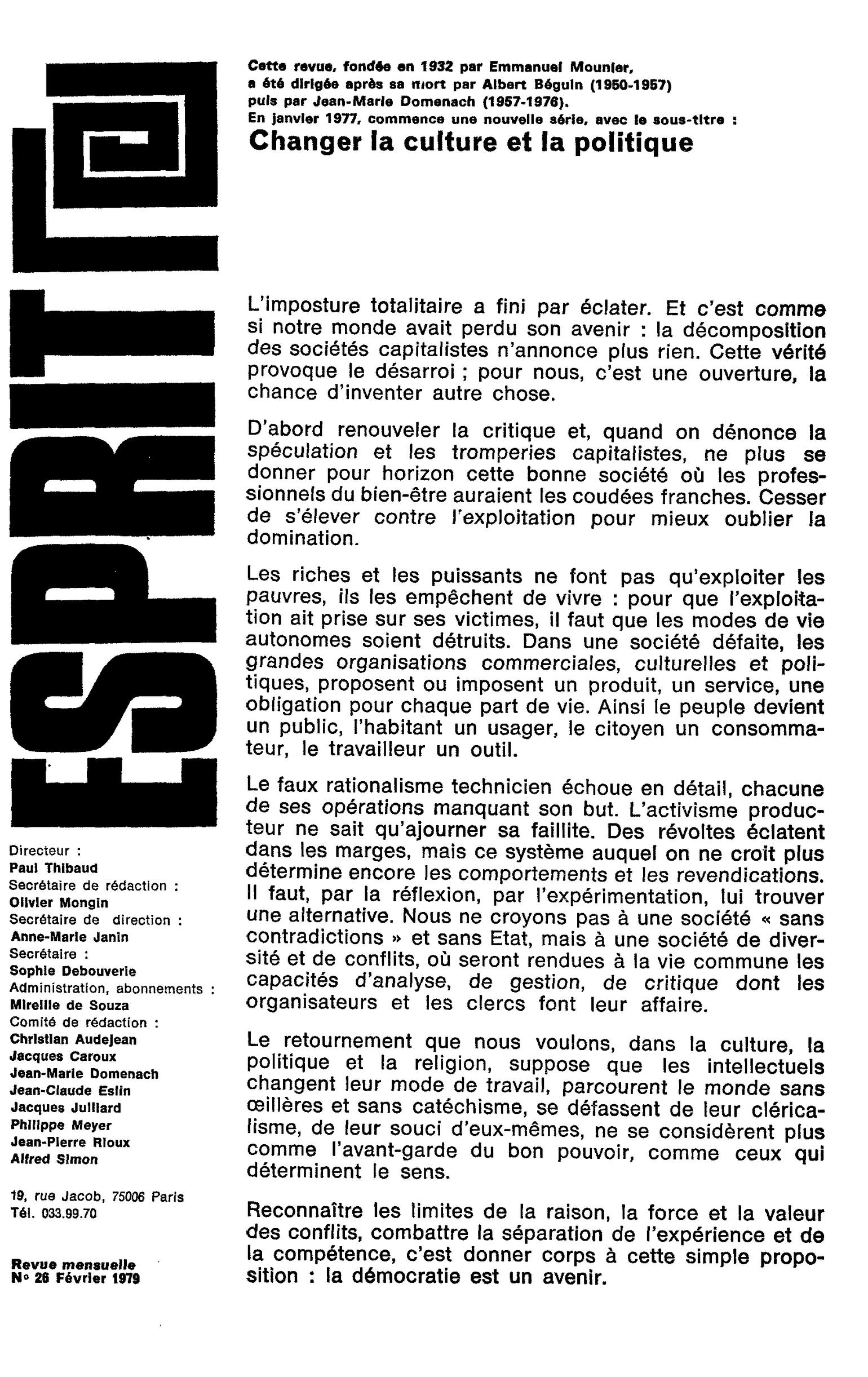 Editorial