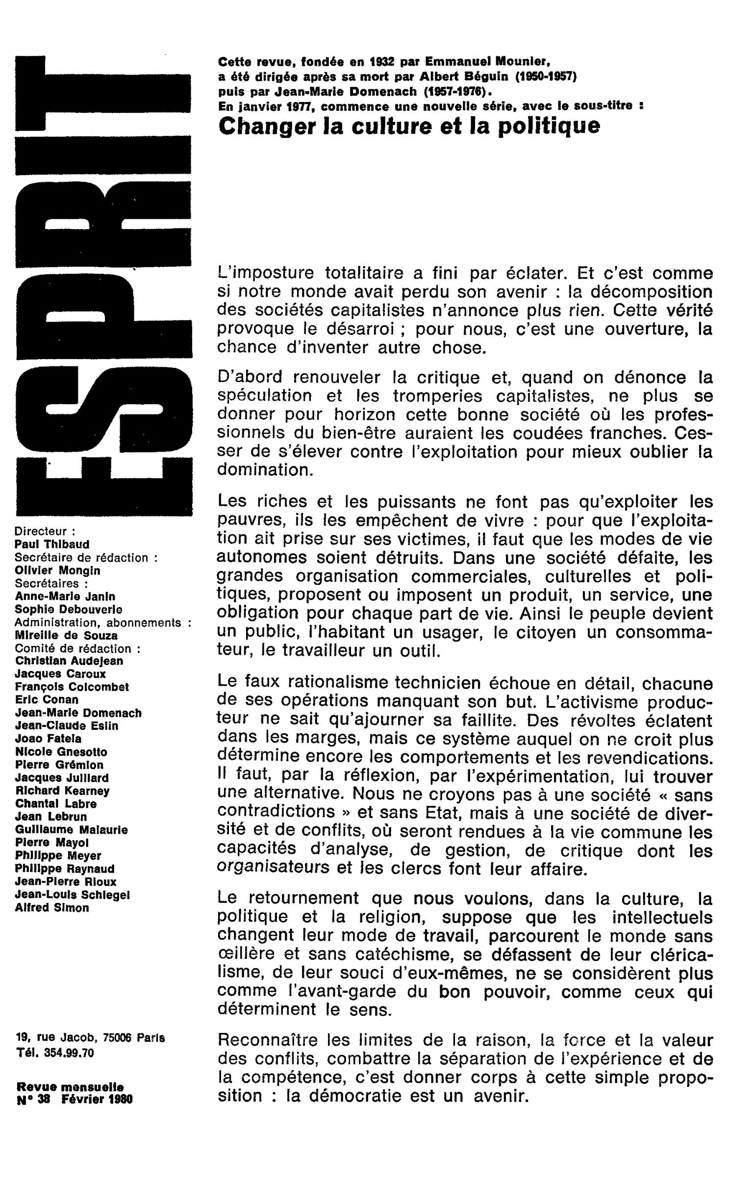 Editorial