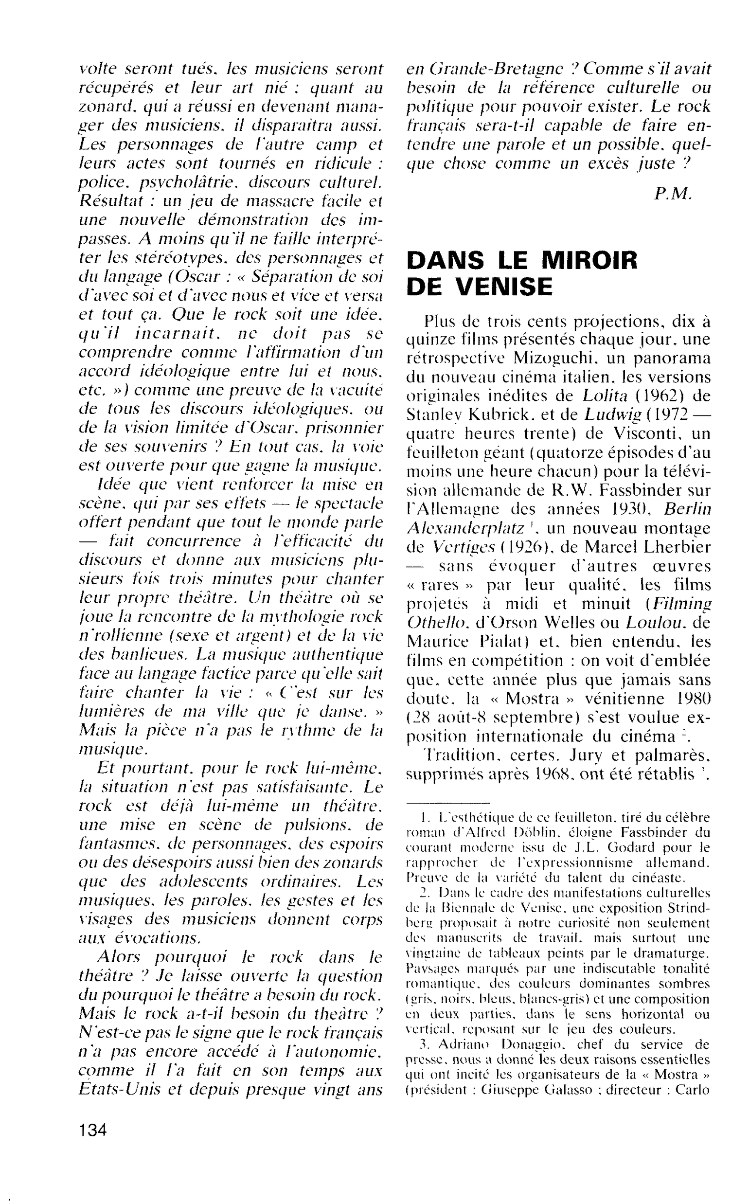 DAIMS LE MIROIR DE VENISE