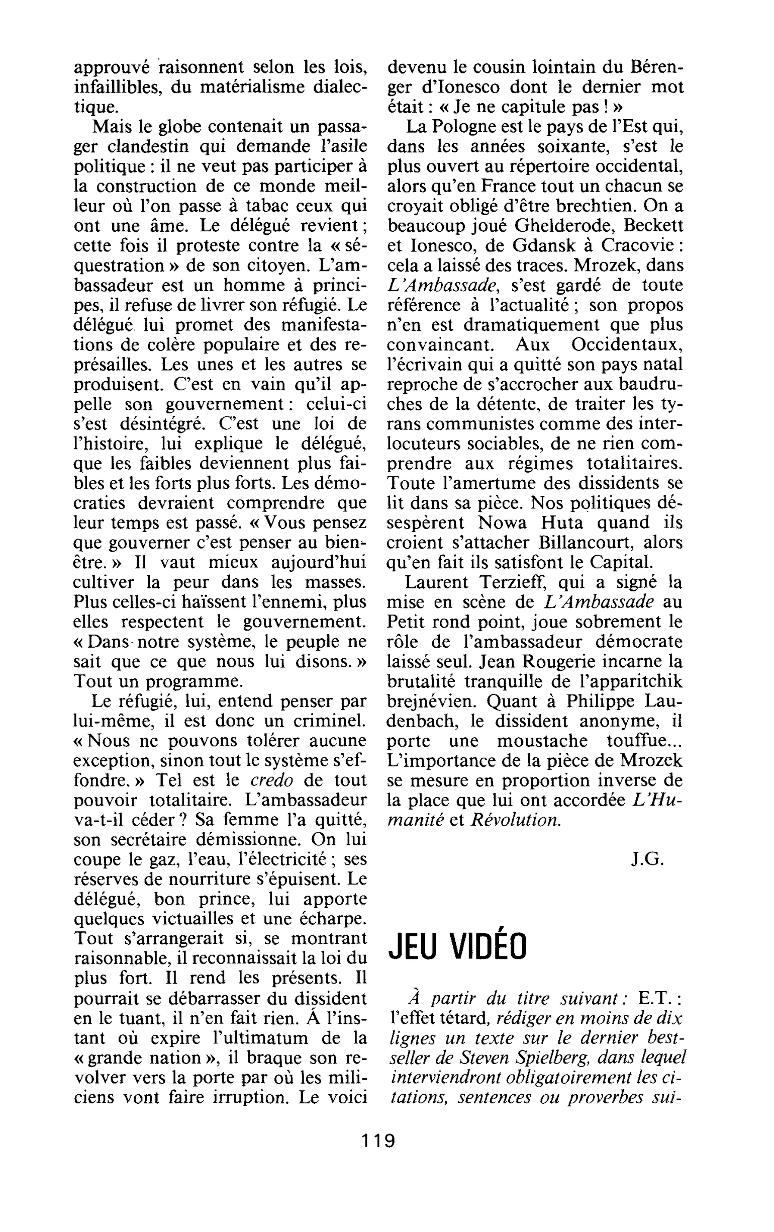JEU VIDÉO