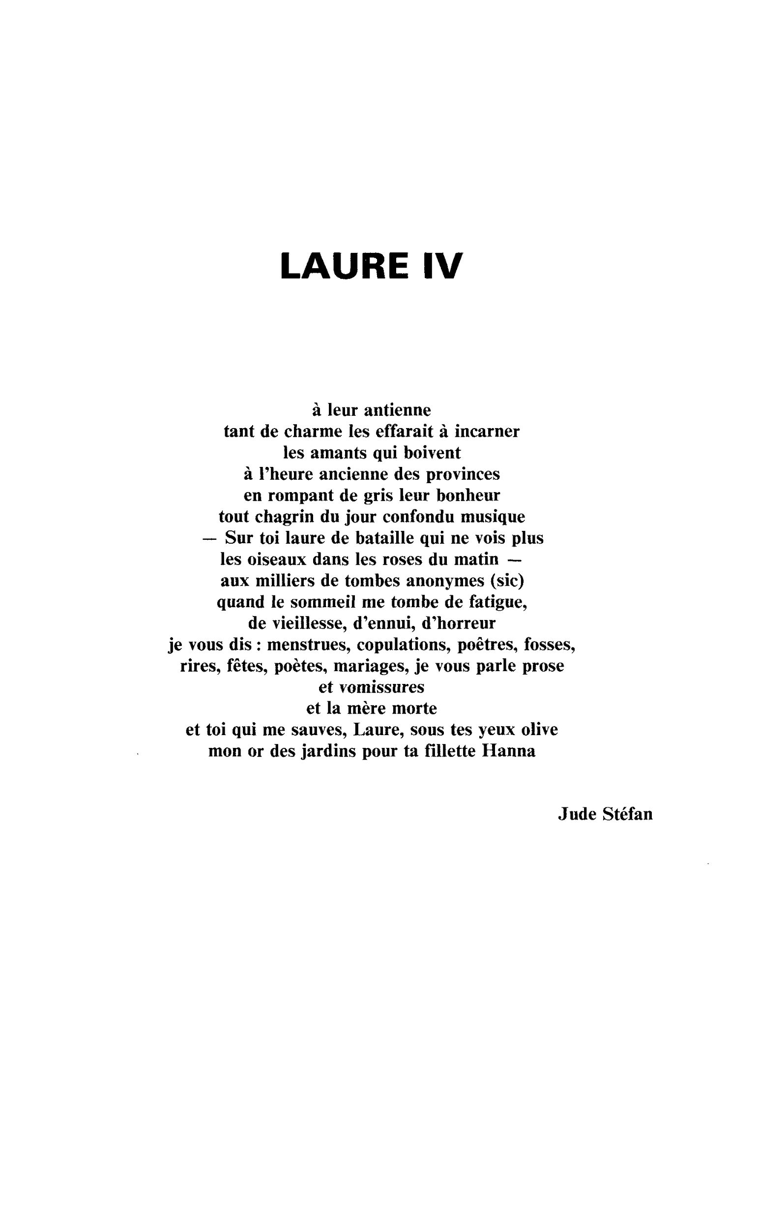 LAURE IV