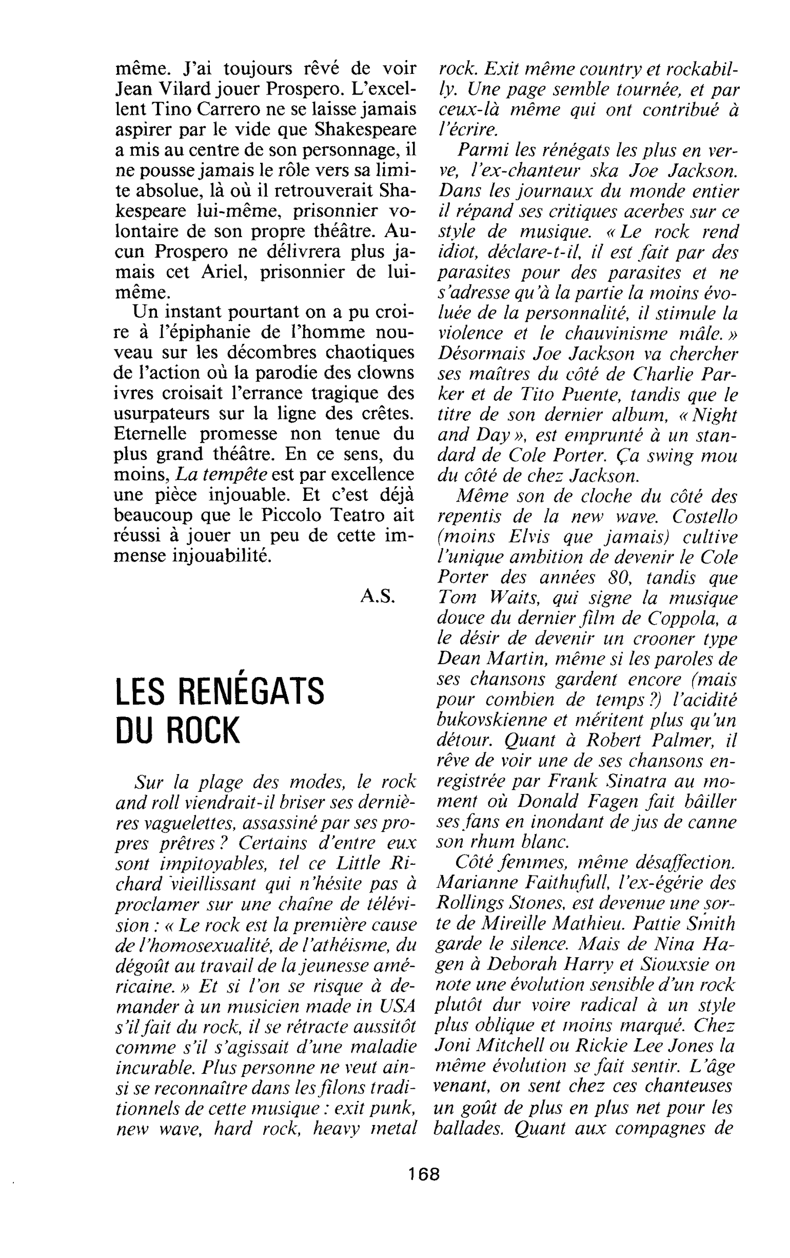 LES RENÉGATS DU ROCK