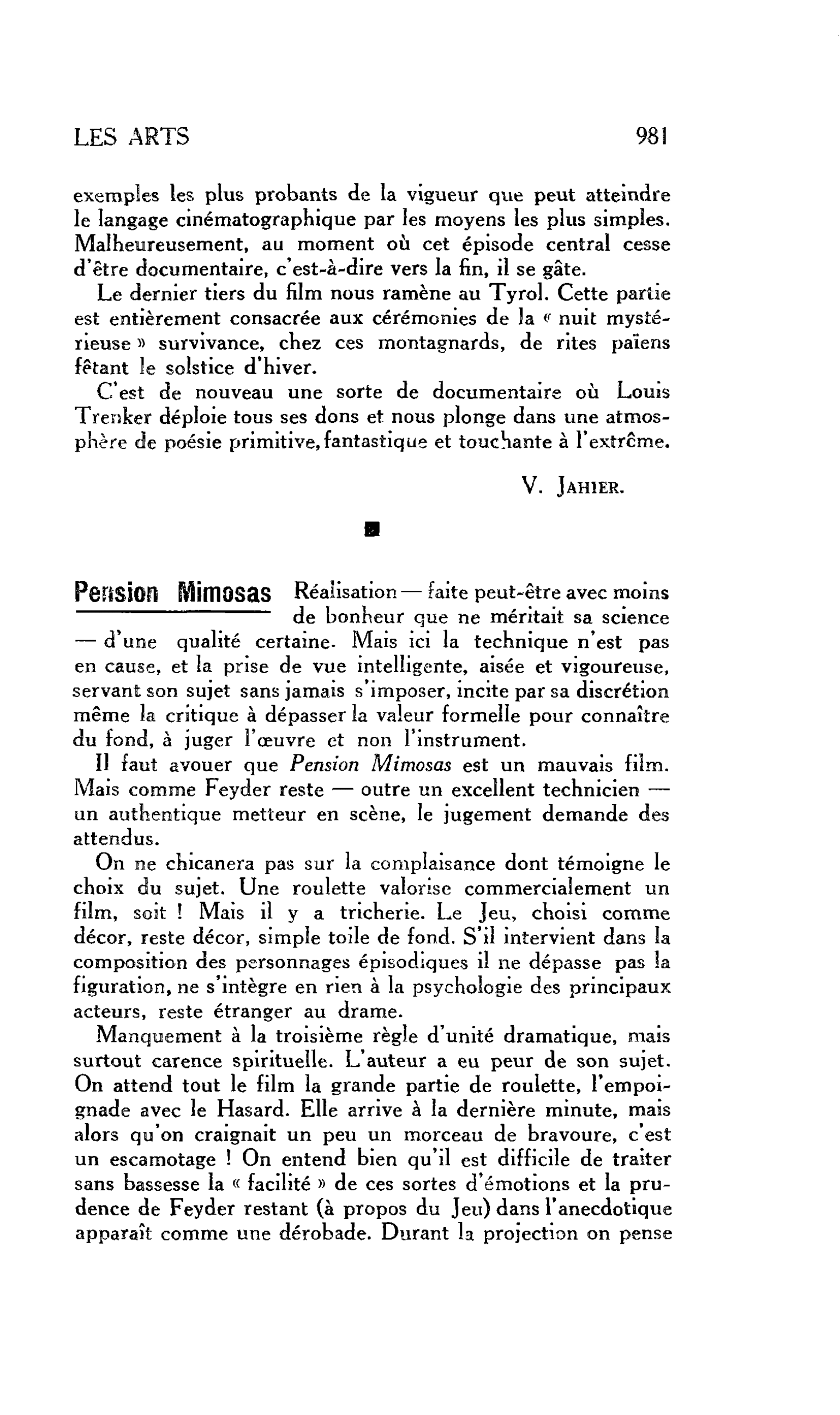 LES ARTS : Pension Mimosas