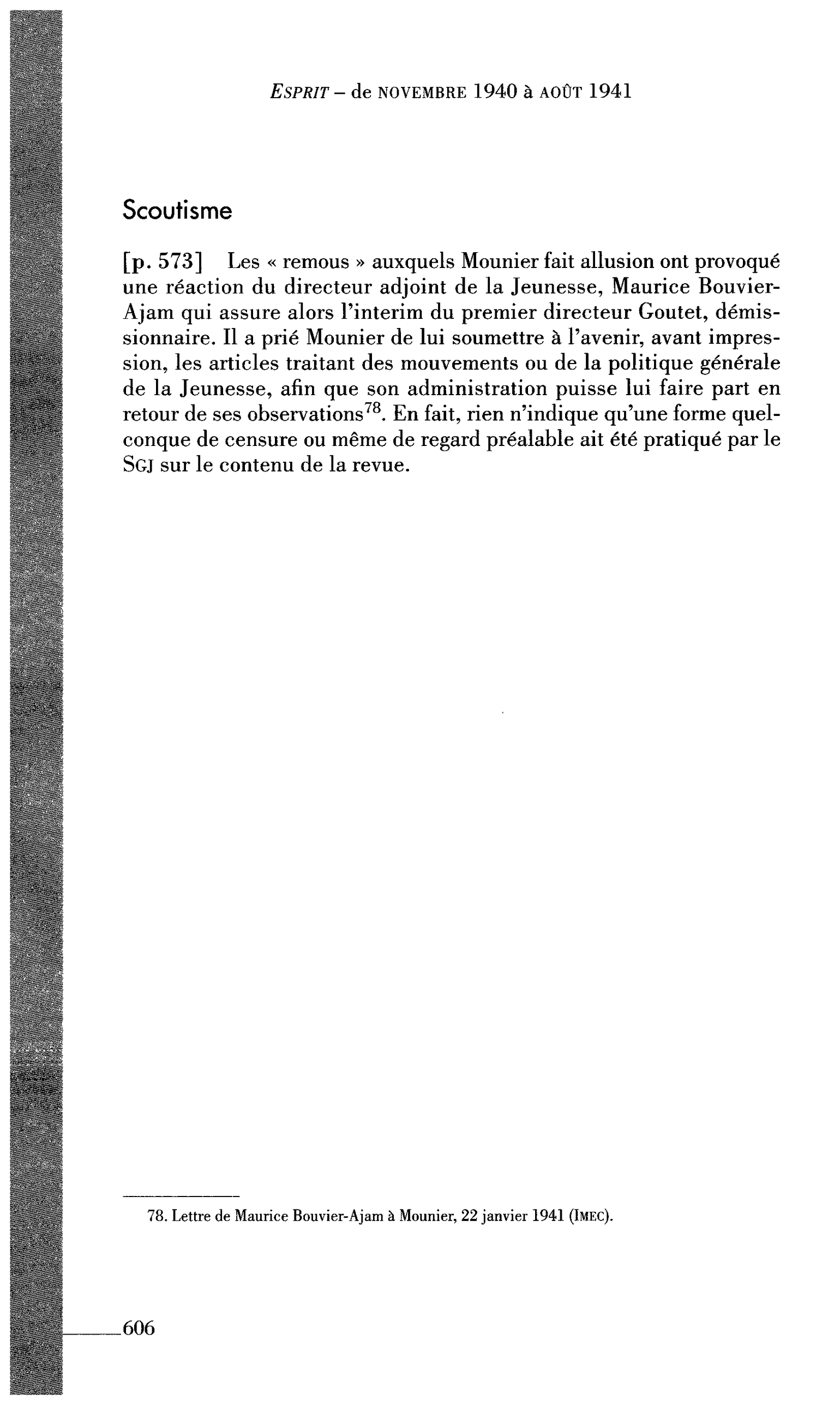 Journal des Témoins : Scoutisme