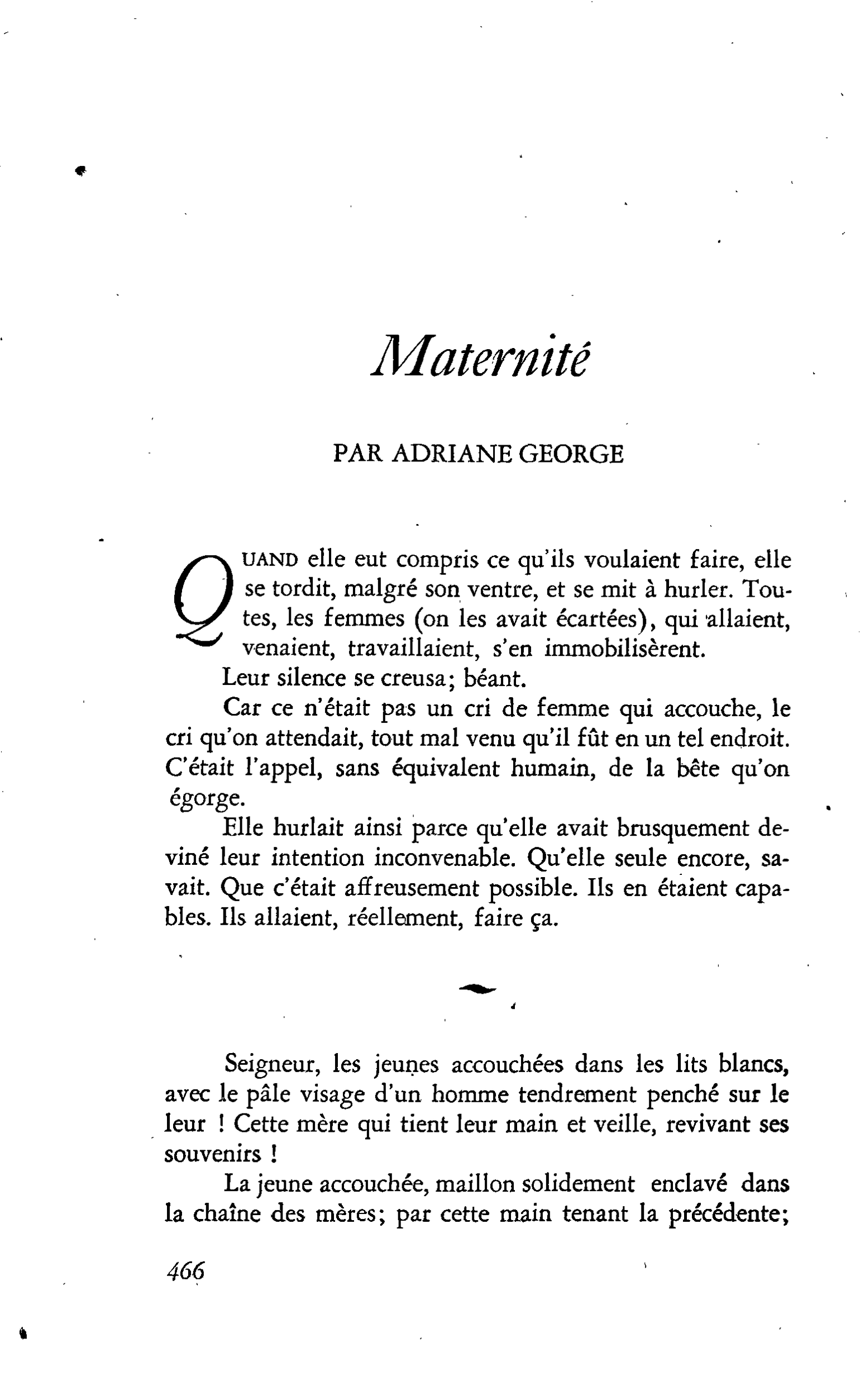 Maternité
