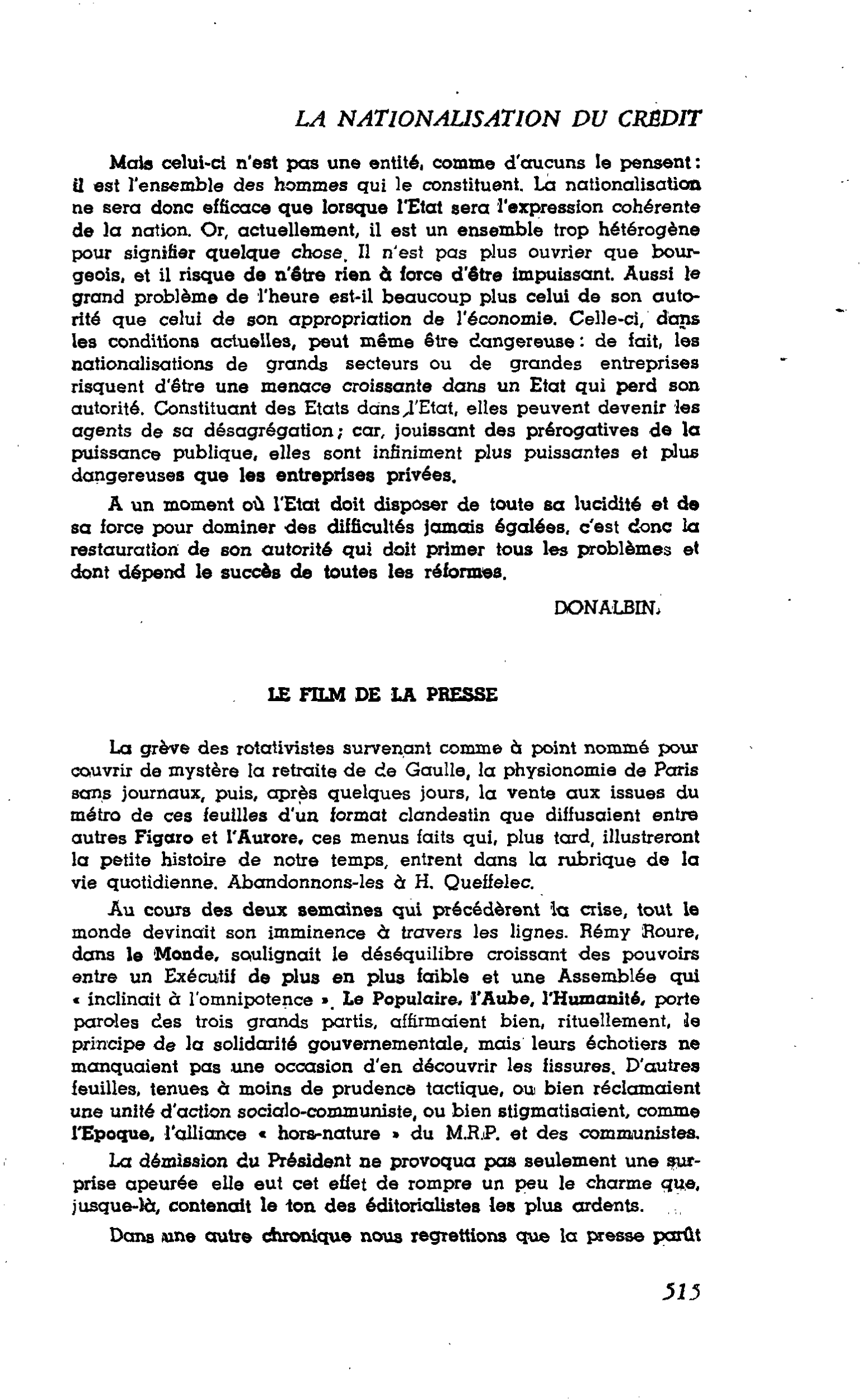 La Cité : LE FILM DE LA PRESSE