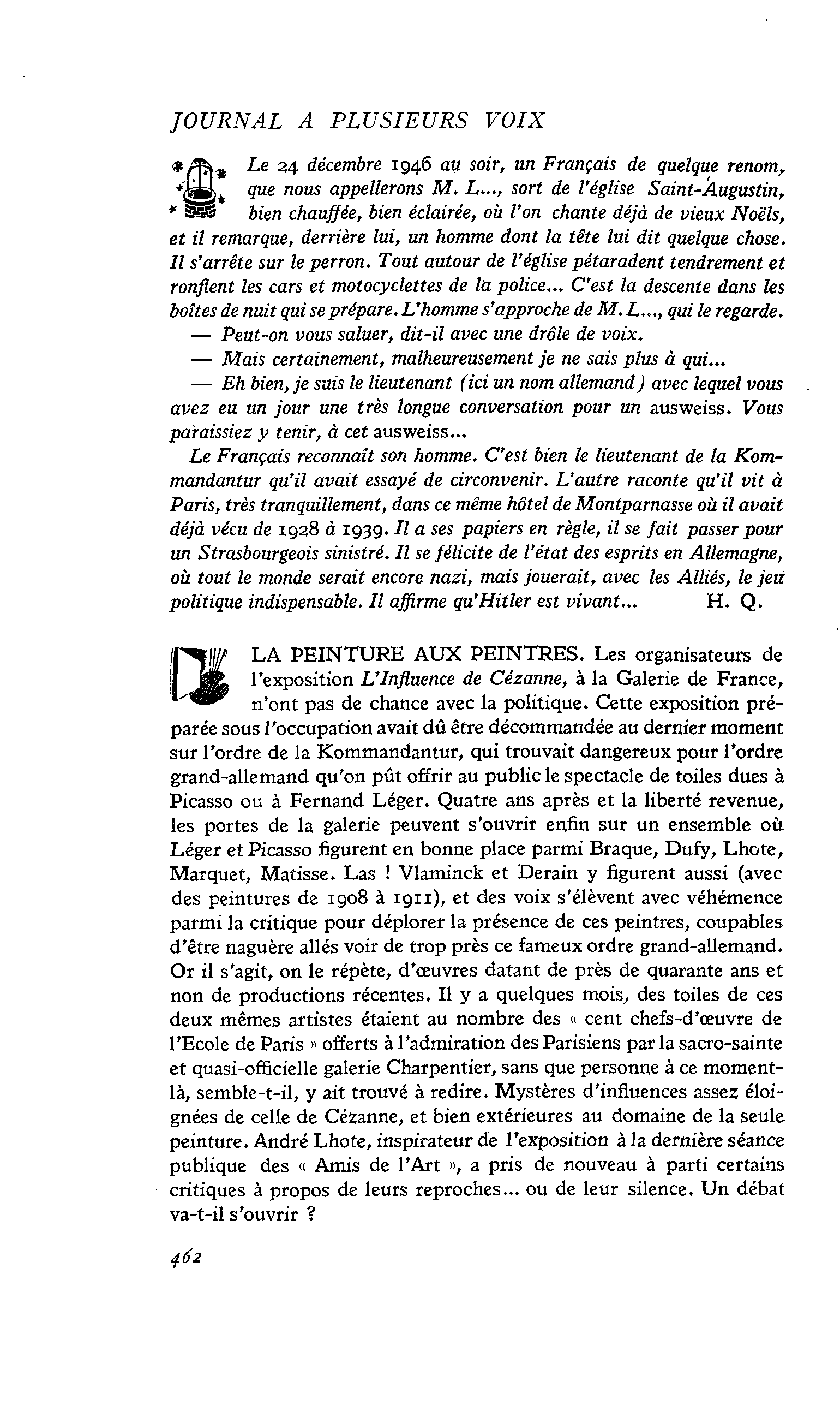 Le 24 décembre 1946 au soir