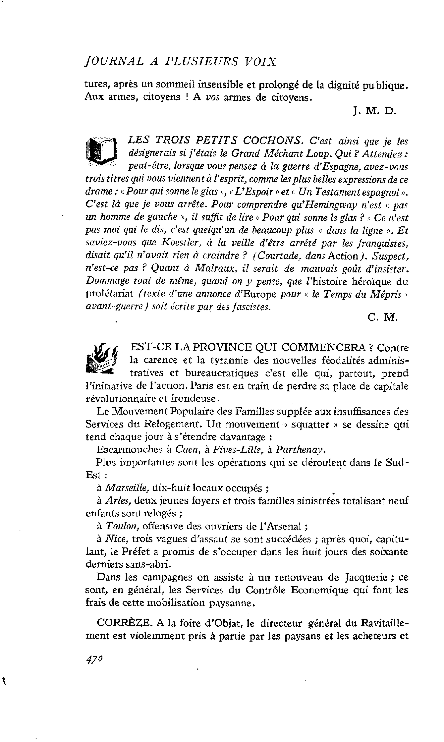 EST-CE LA PROVINCE QUI COMMENCERA ?