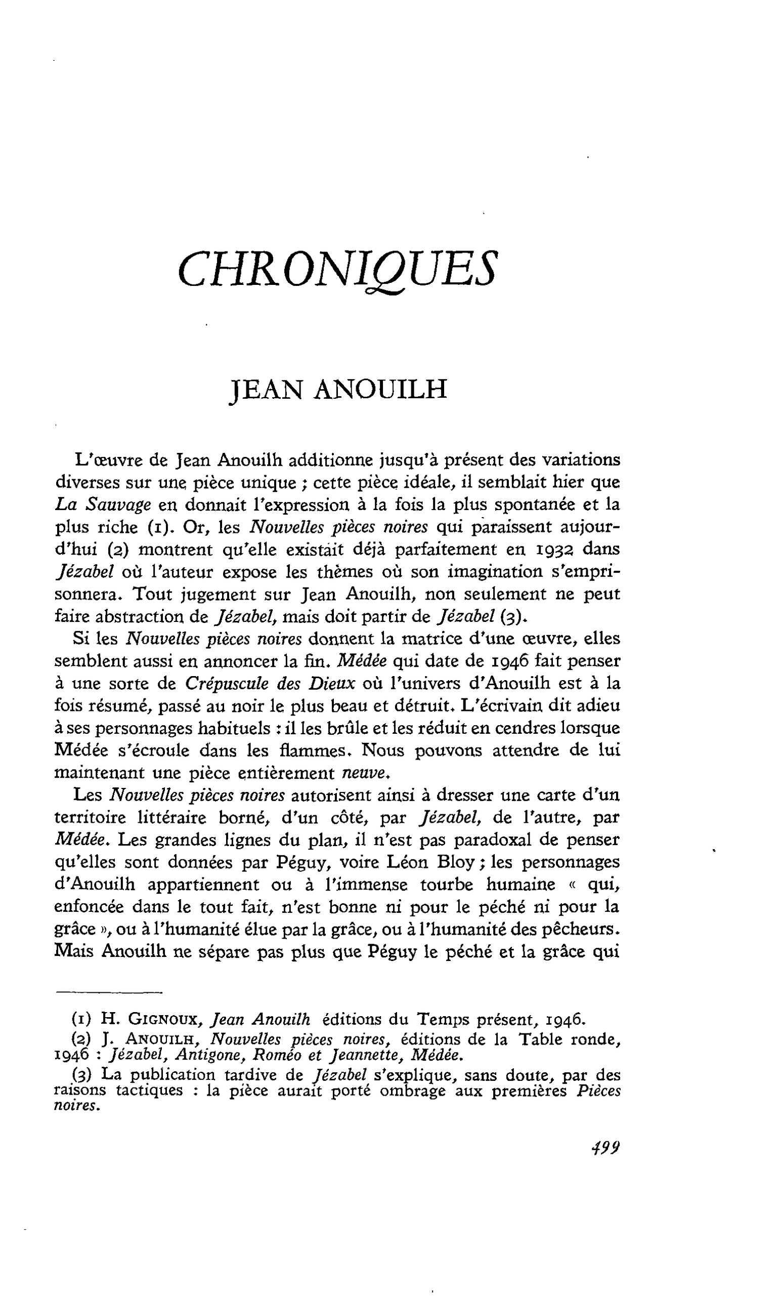 JEAN ANOUILH