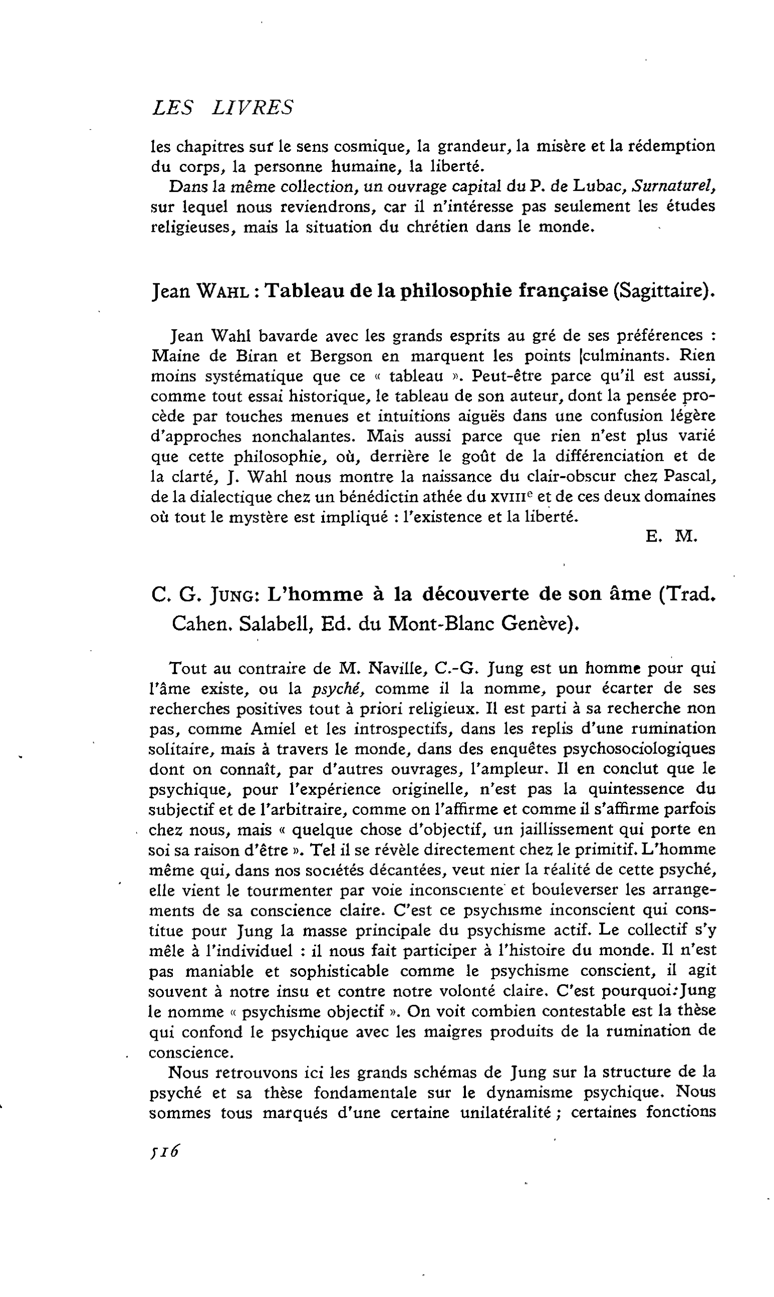 C. G. Jung : L’homme à la découverte de son âme