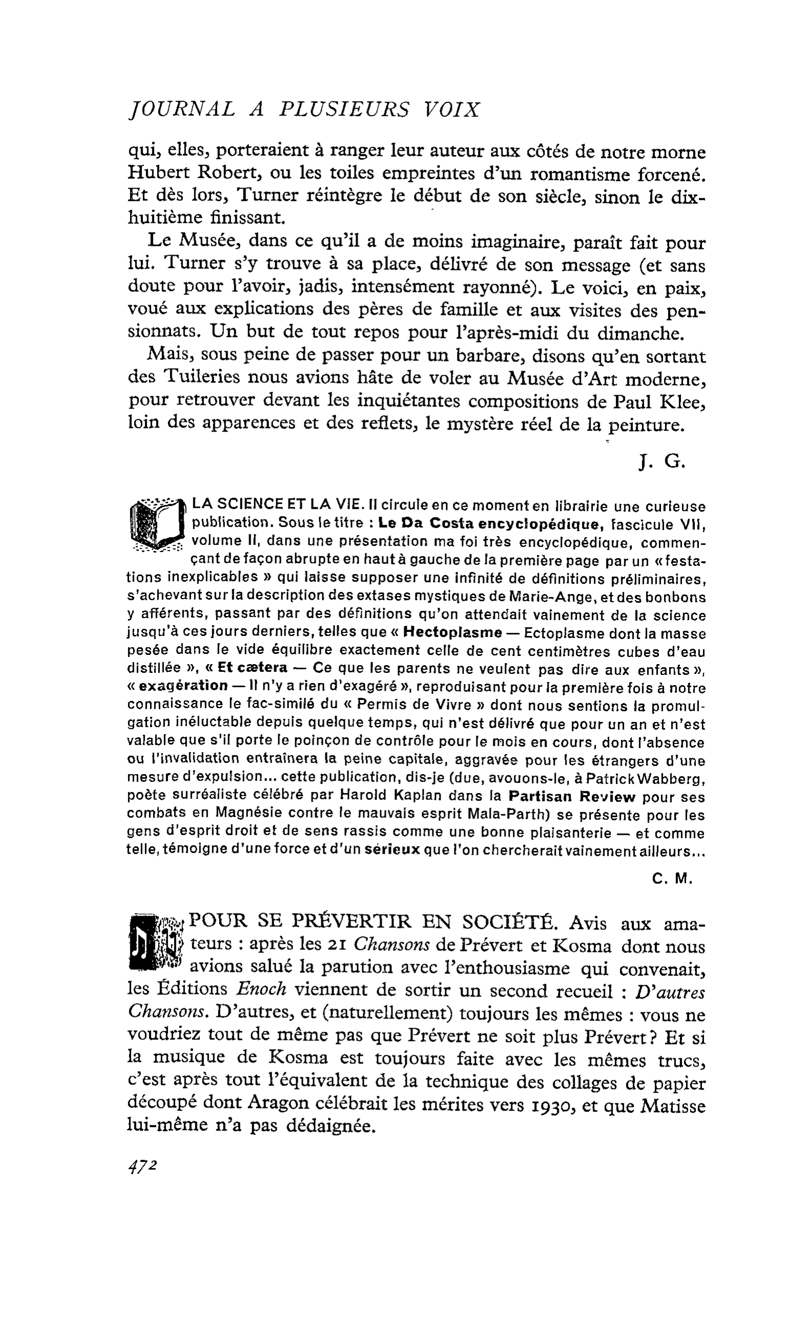 LA SCIENCE ET LA VIE