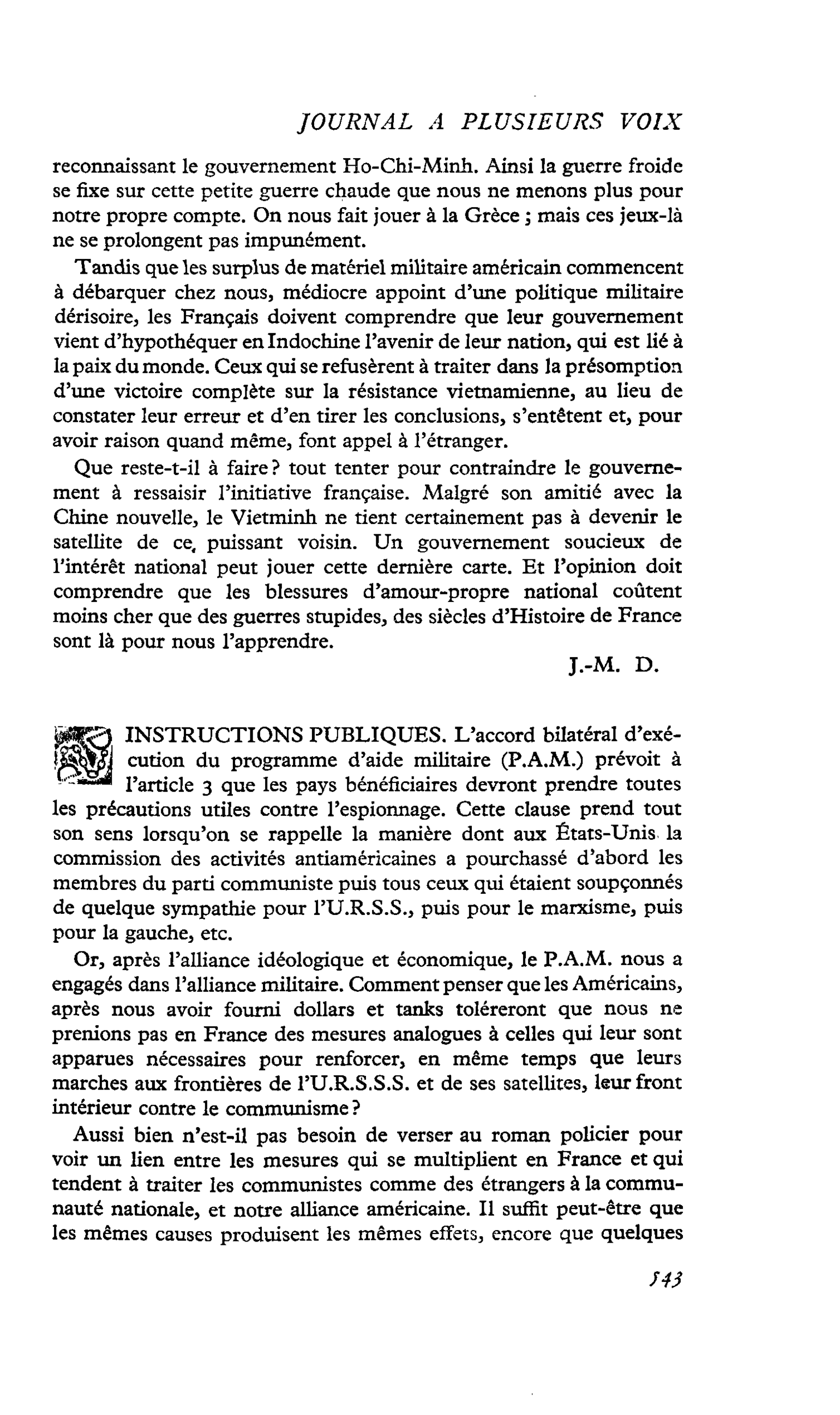 Instructions publiques