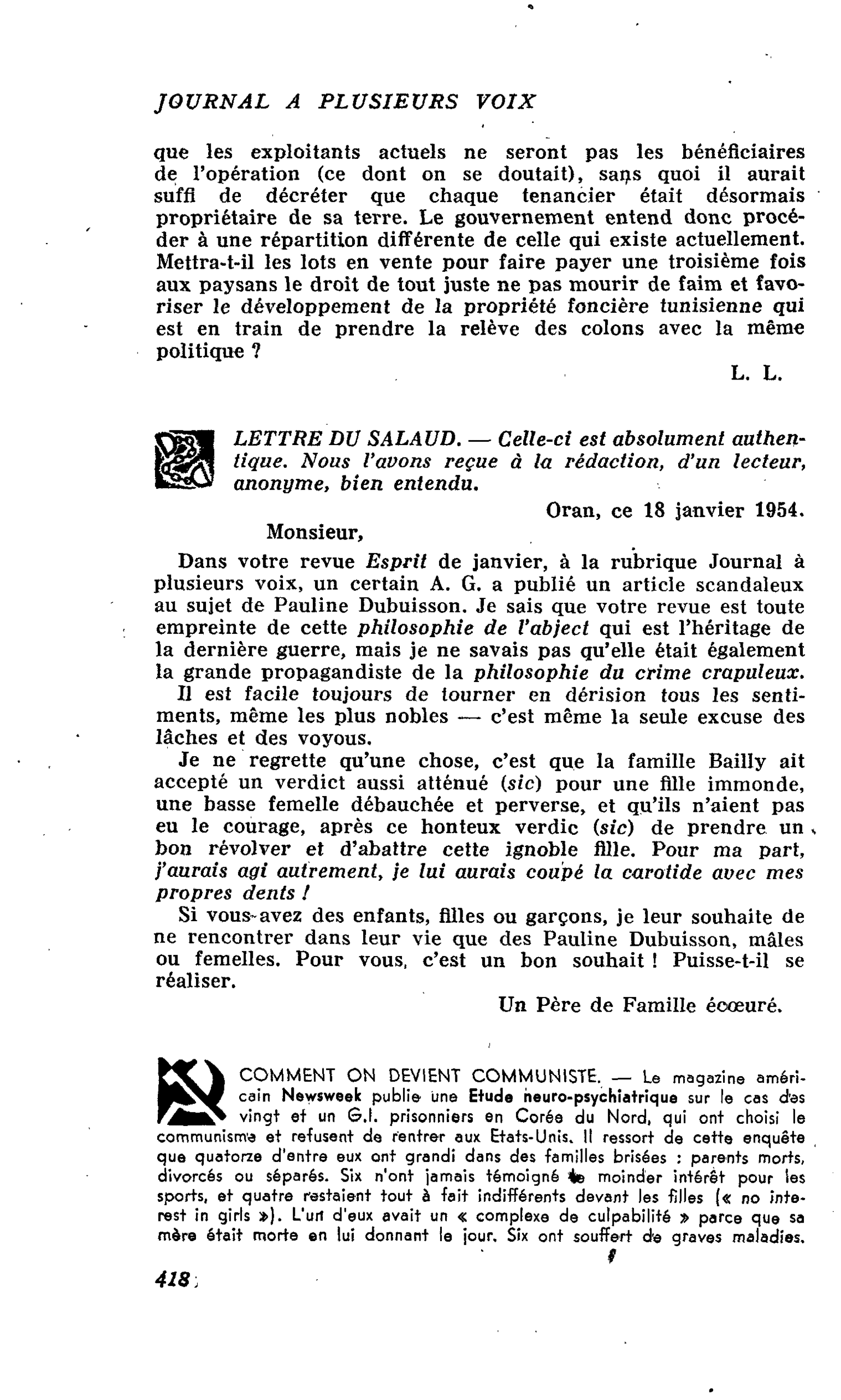 COMMENT ON DEVIENT COMMUNISTE