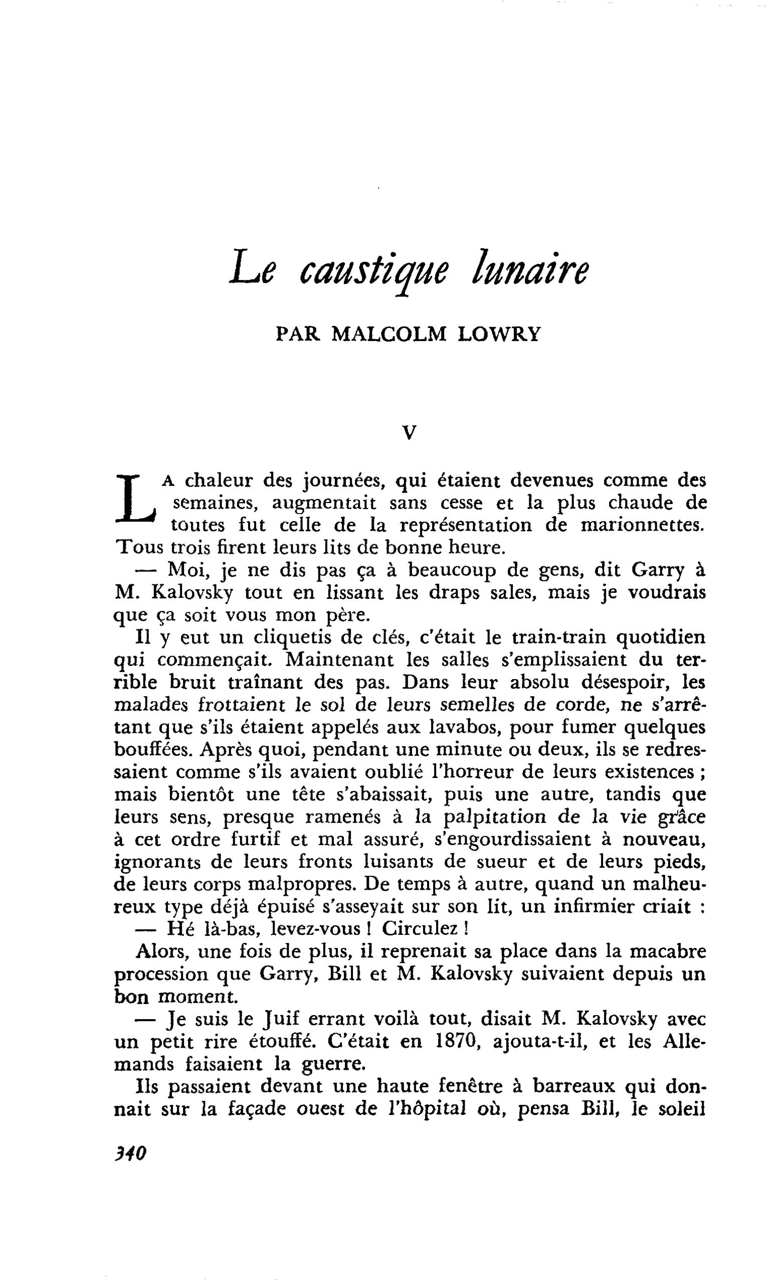 Le caustique lunaire