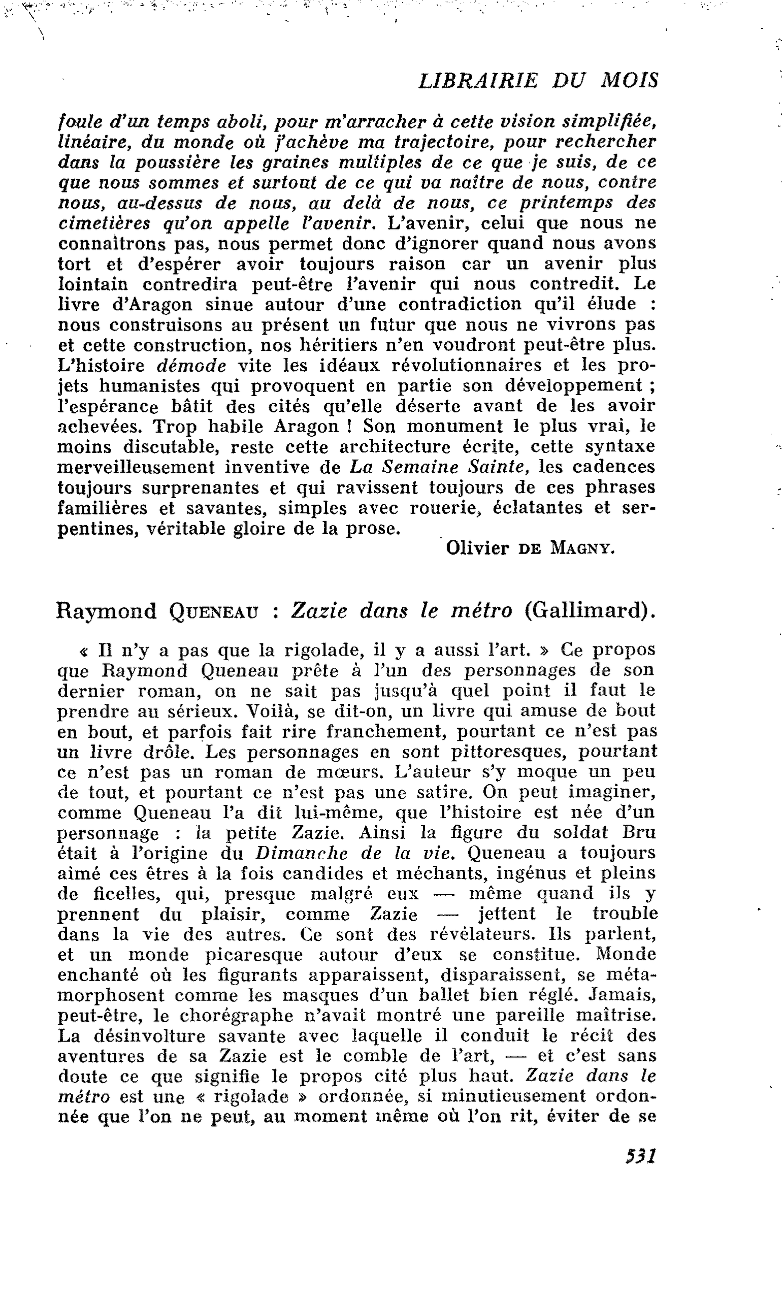 Raymond Queneau : Zazie dans le métro