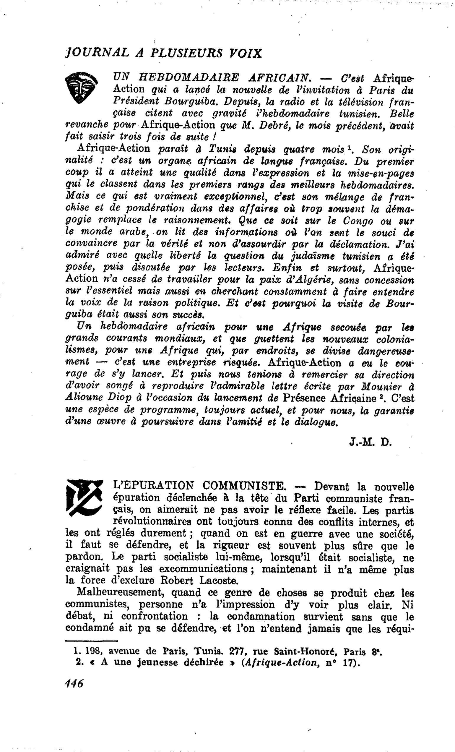L’EPURATION COMMUNISTE